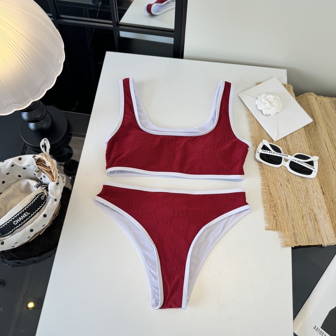 [TOP] GUCCI Swimsuit - Red - 711 Luxury