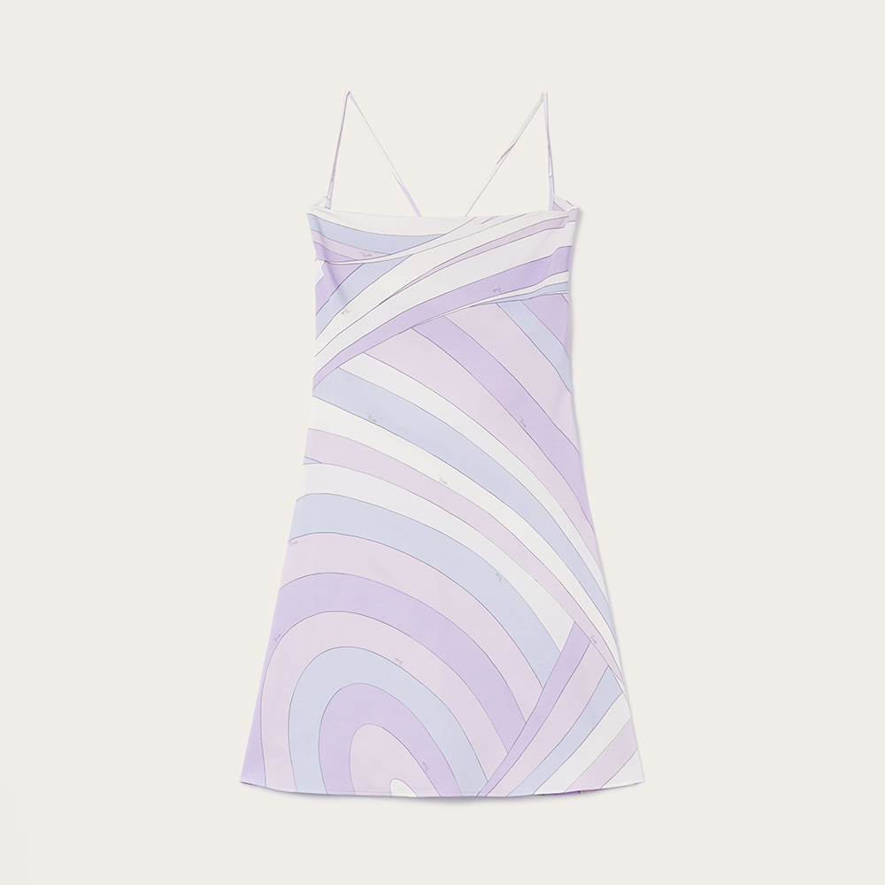 PUCCI Iride Print Short Jersey Dress #384045