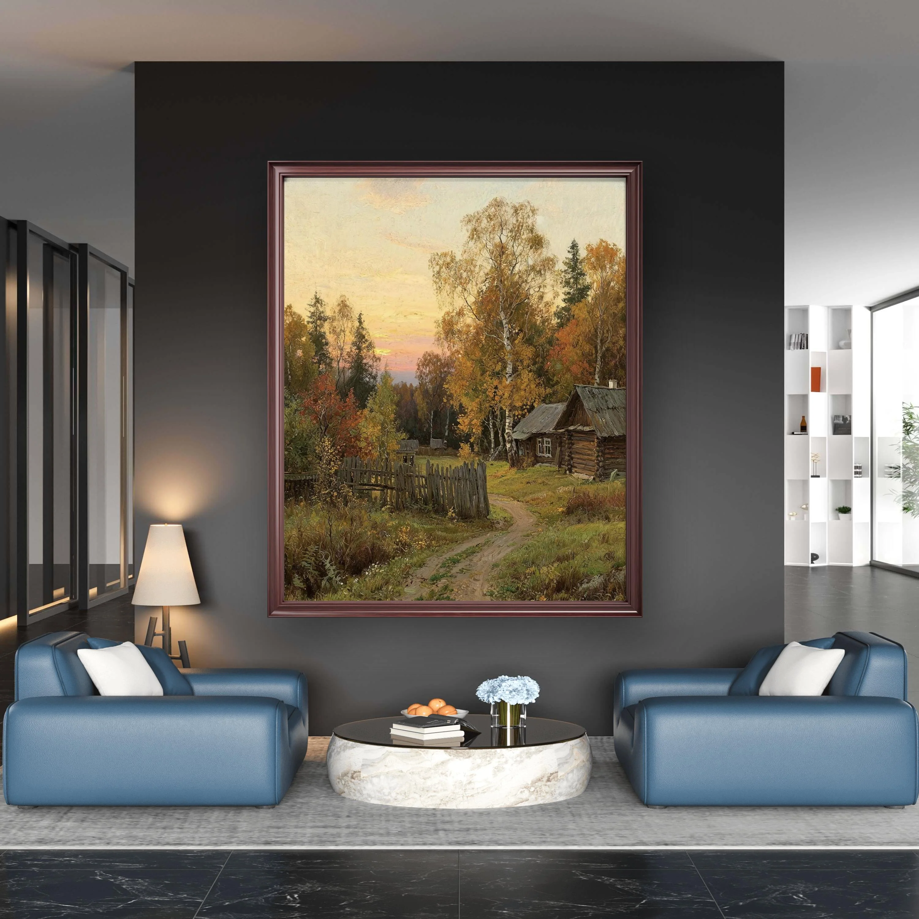 House in Tree Shadows