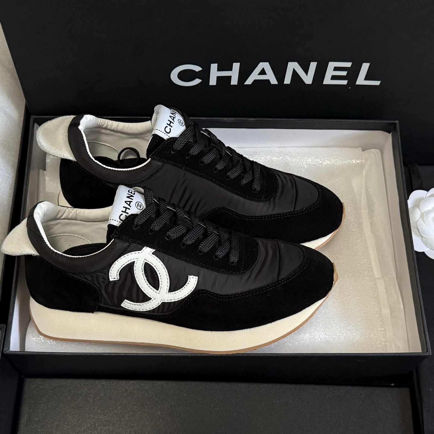 [TOP] CHANEL Sneakers - Black - 711 Luxury