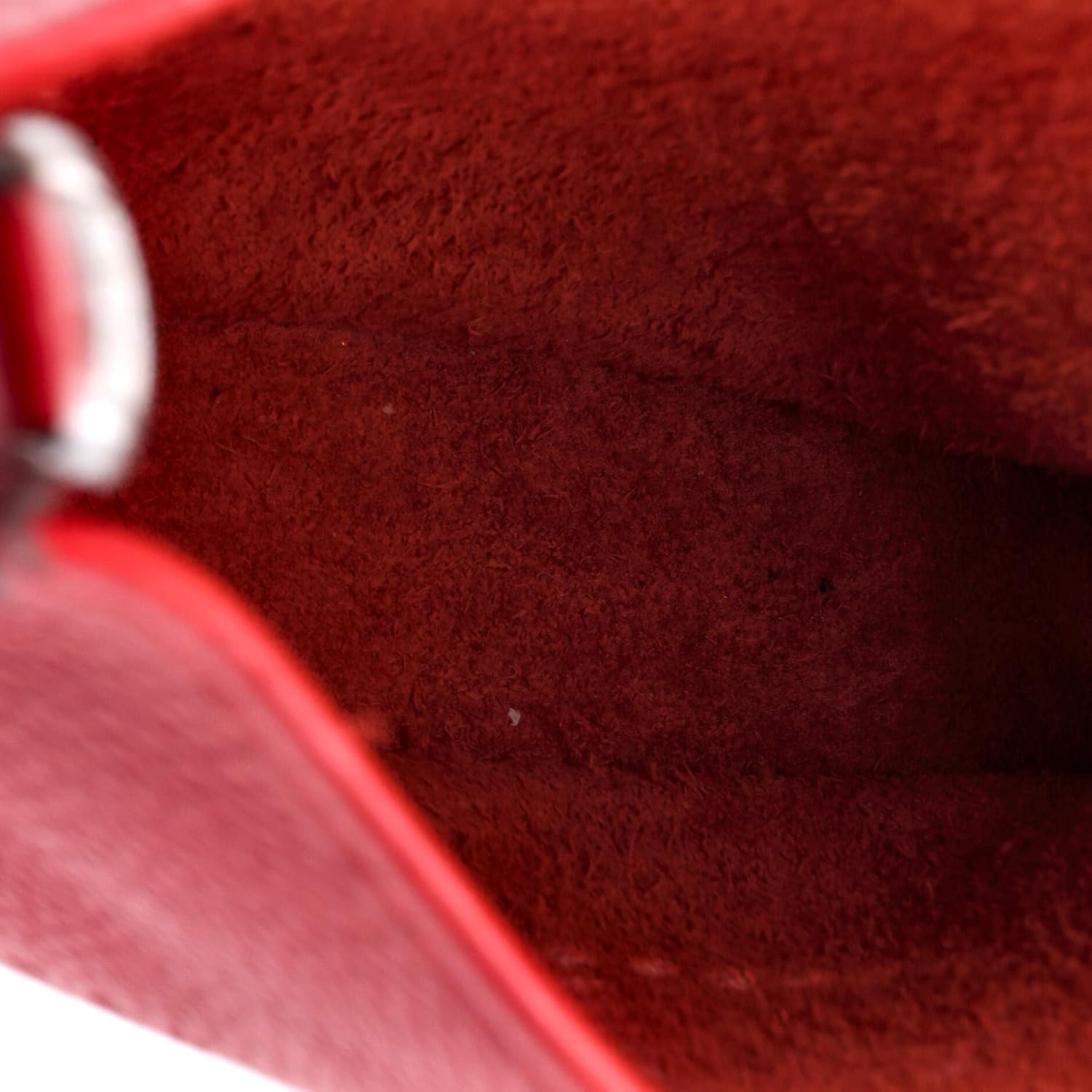Hermès, Pre-Loved Evelyne Bag Gen III Clemence TPM, Rouge Casaque