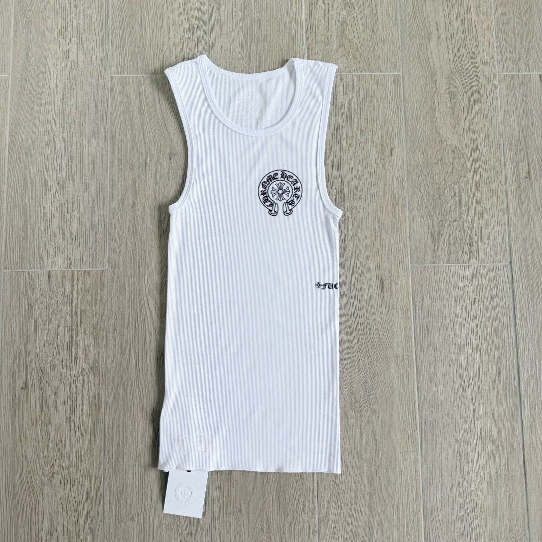 Chrome Hearts Knitted Horseshoe Print Vest #383721