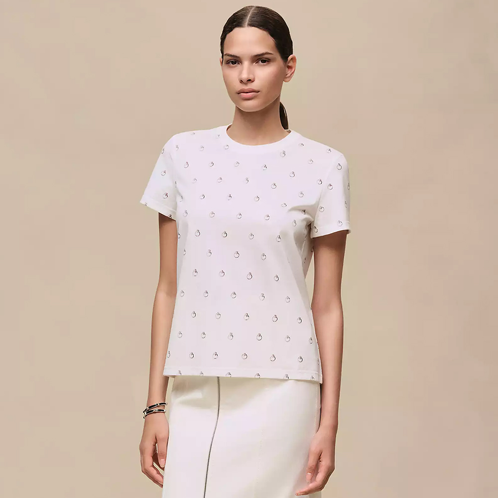 Hermès Anneau Finesse Straight T-shirt  #388888