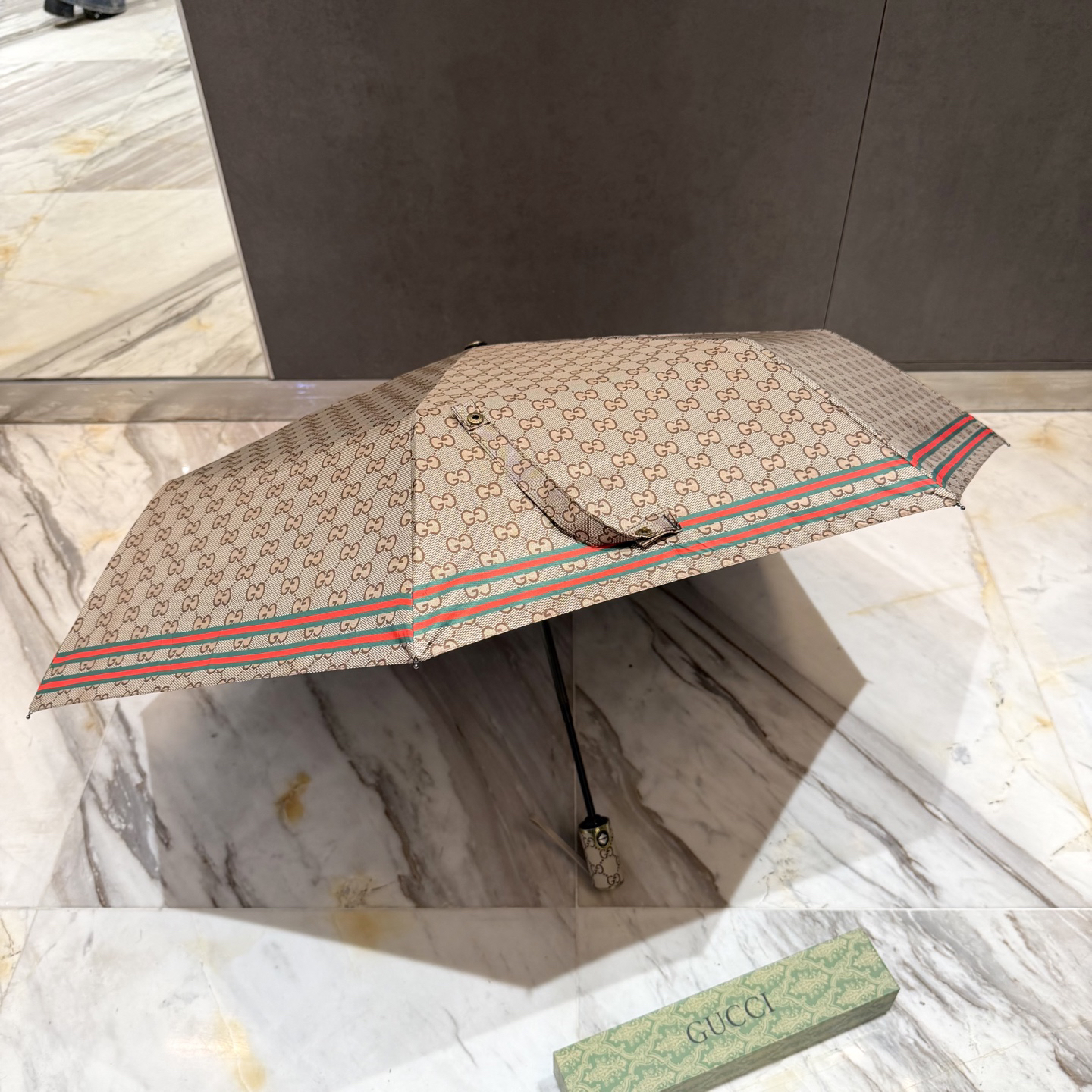 [TOP] GUCCI Umbrella - Brown - 711 Luxury