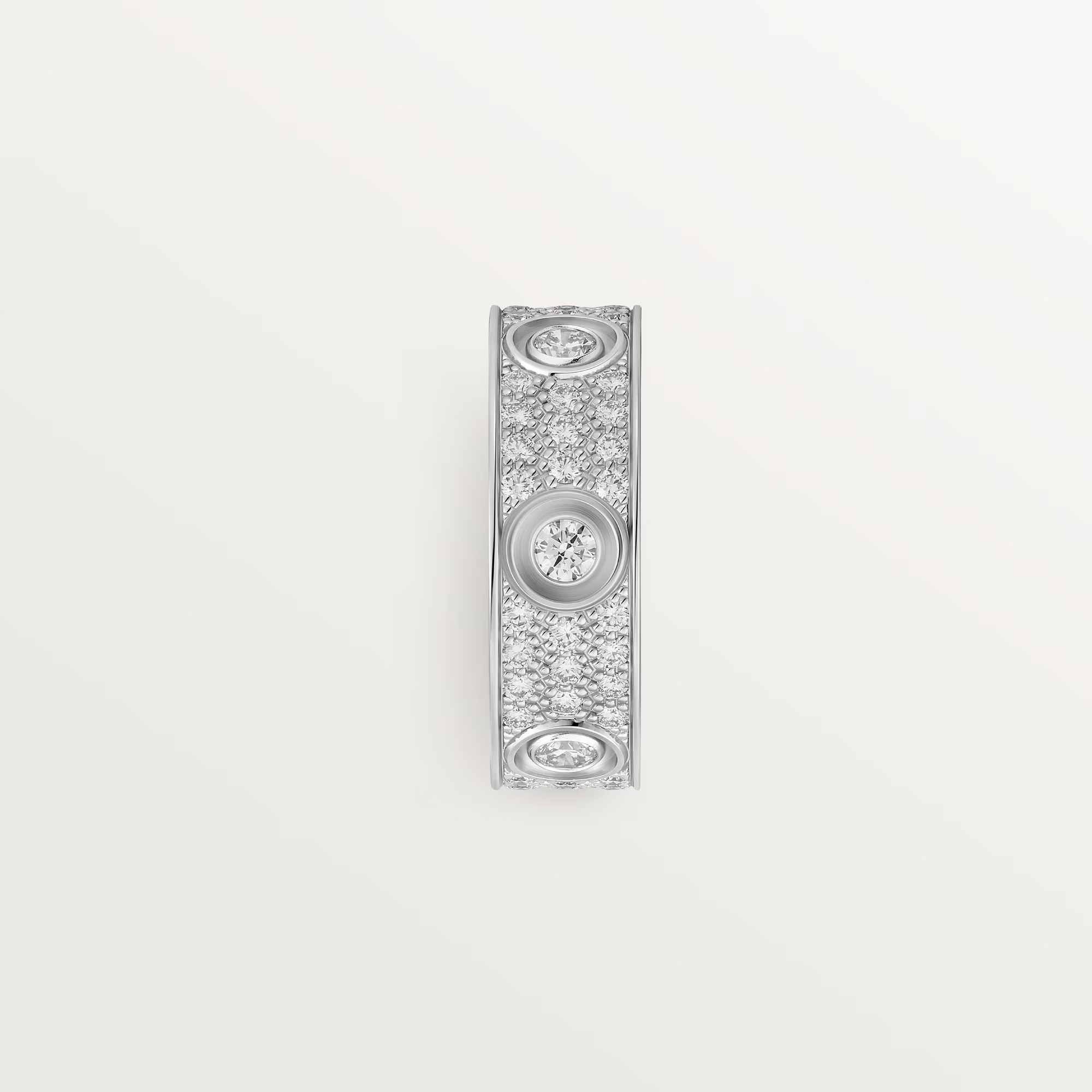 Carty Love Stardust Ring ,White Gold, 6 Moissanite