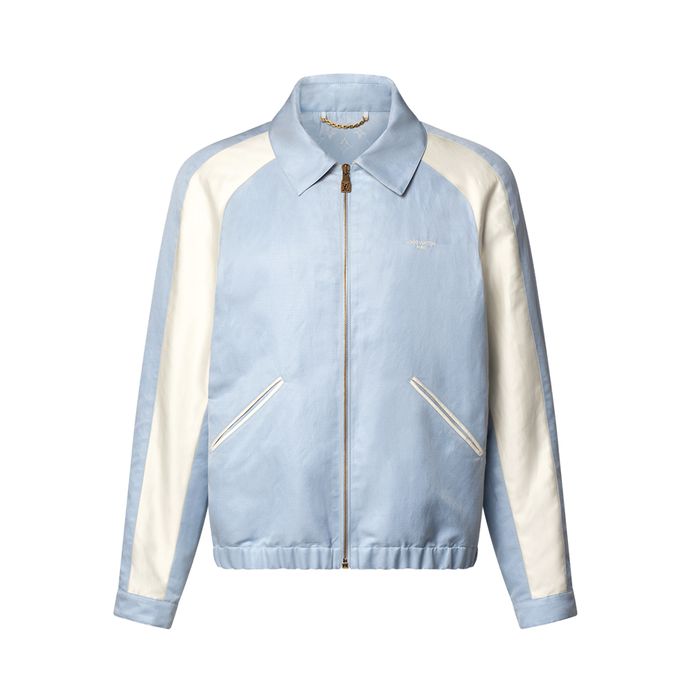 LOUIS VUITTON Silk Mix Souvenir Jacket #388593