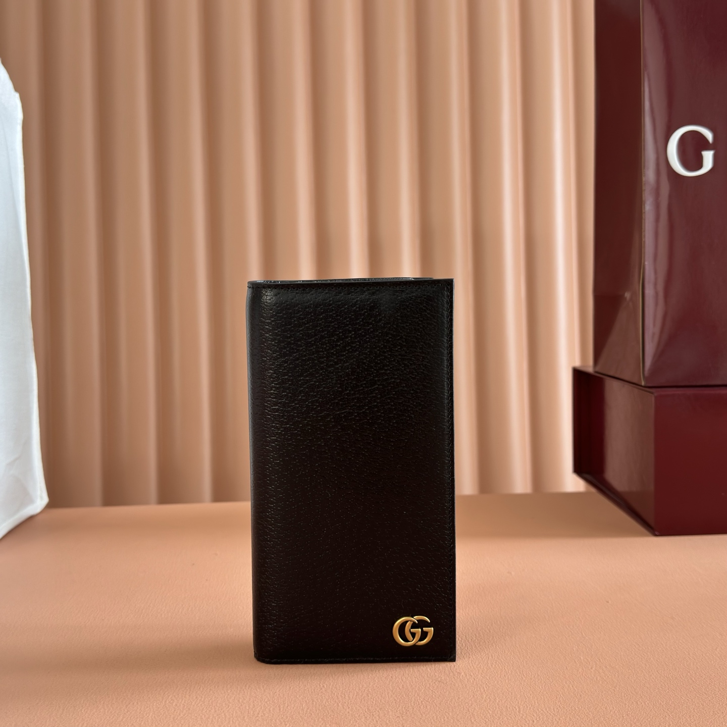 [TOP] GUCCI Double G Wallet 10 x 19 x 2 CM - Black - 711 Luxury