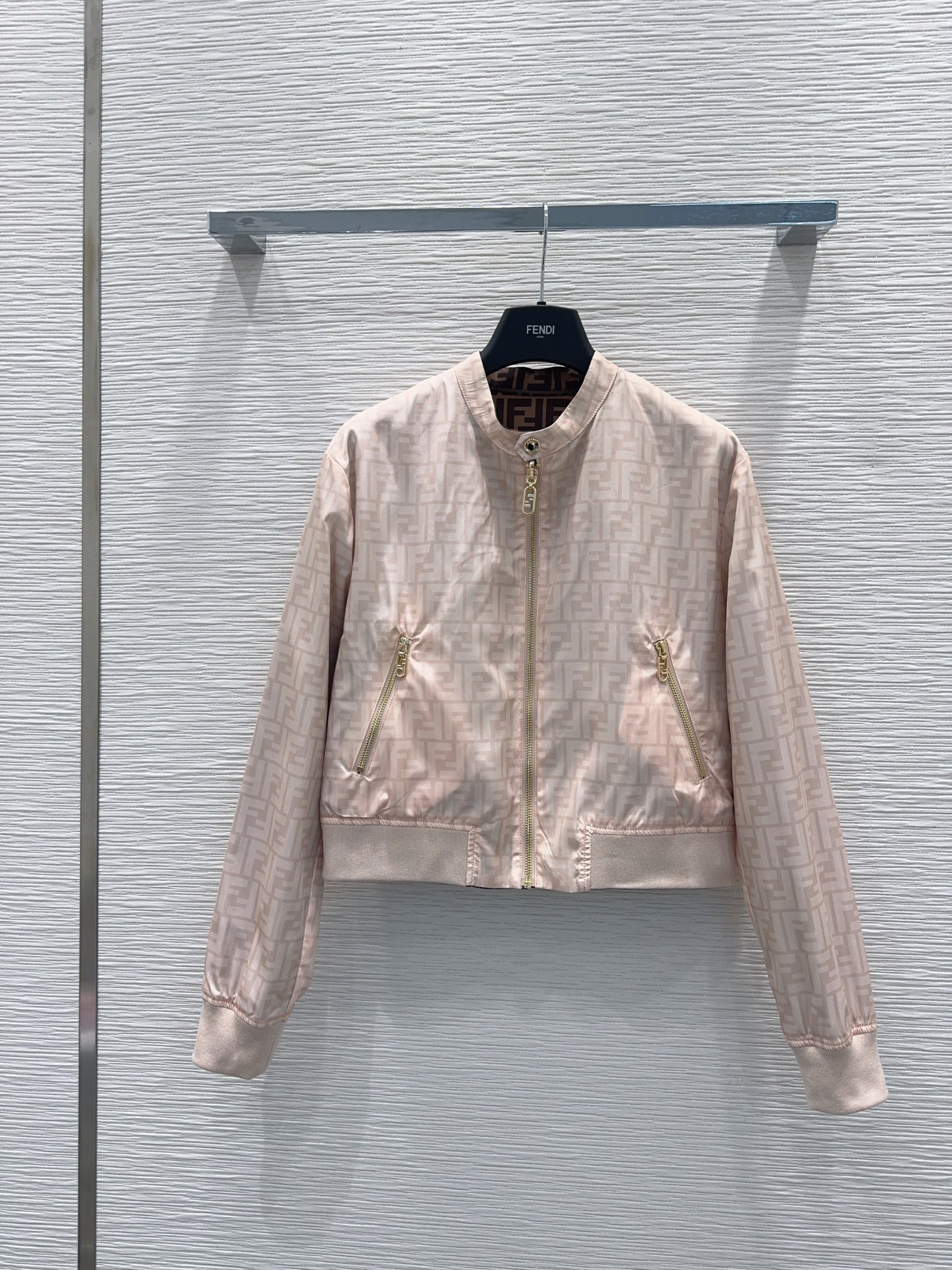 [TOP] FENDI FF Jacket - Brown/Khaki