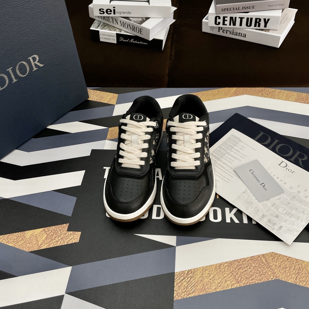 [TOP] Christian Dior Casual Shoes - Black - 711 Luxury