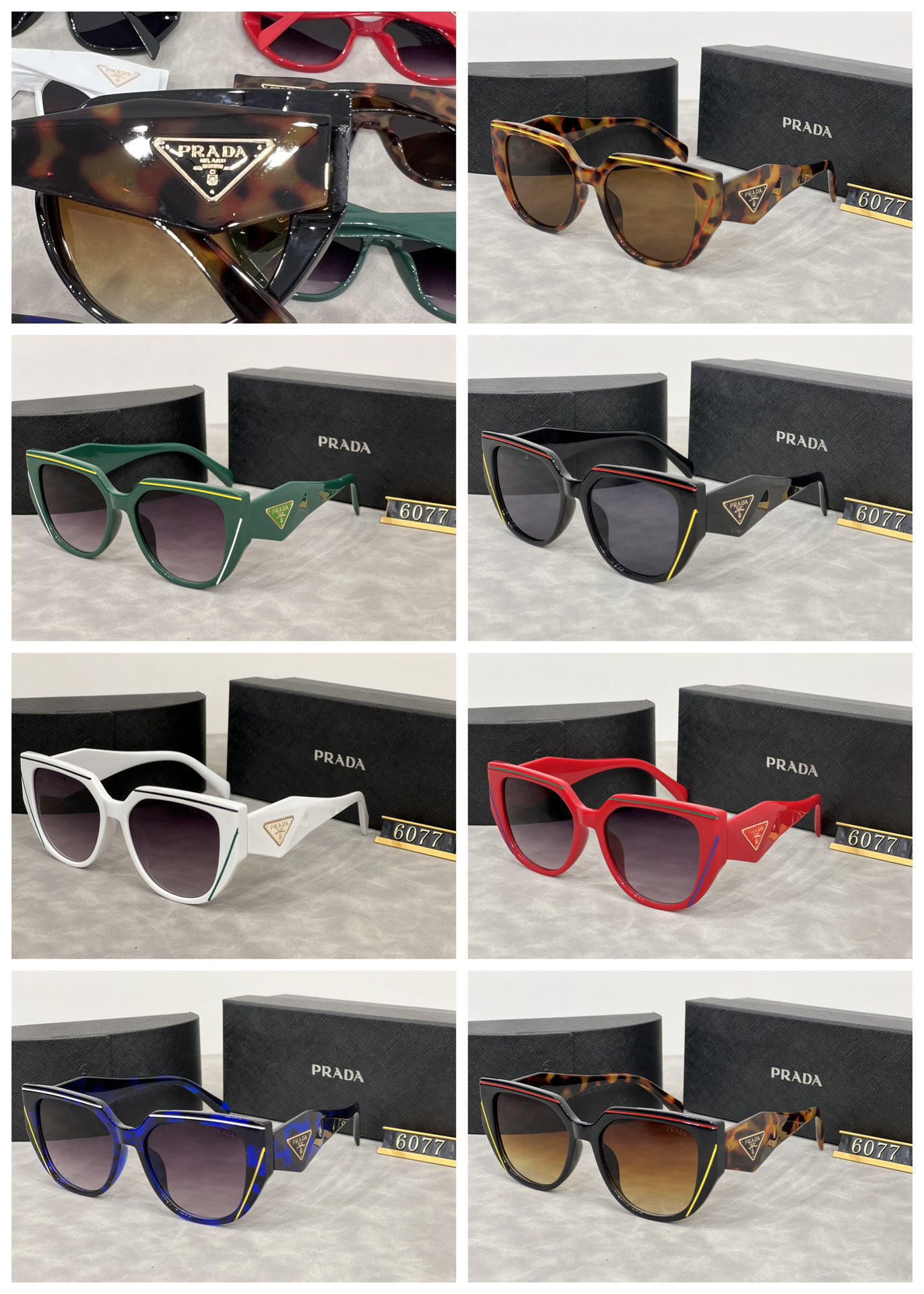 [TOP] PRADA Sunglasses - 7 Colors - 711 Luxury