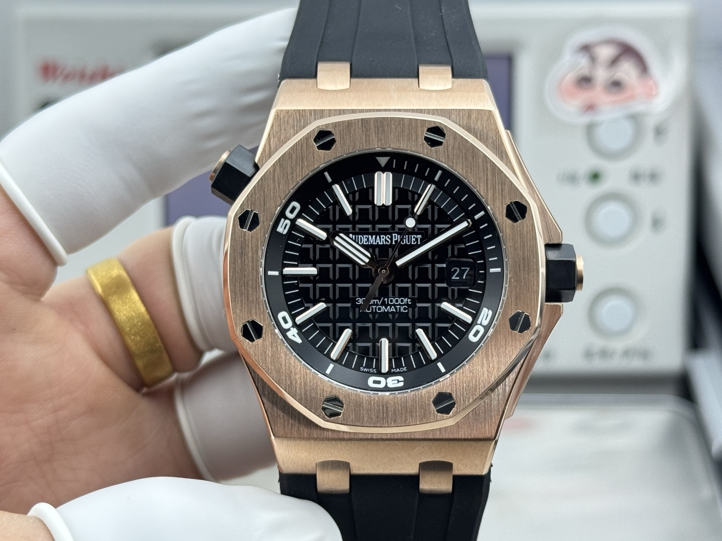 [TOP] Audemars Piguet Men's Watch 42mmX14.1mm - Rose Gold - 711 Luxury