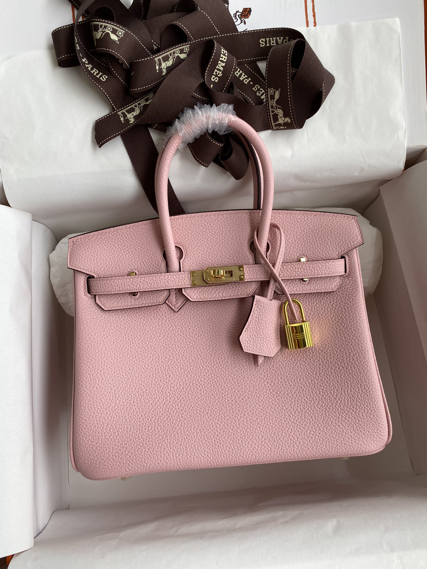 [TOP] HERMES Birkin Togo Leather 25cm - Rose Sakura &  GHW - 711 Luxury
