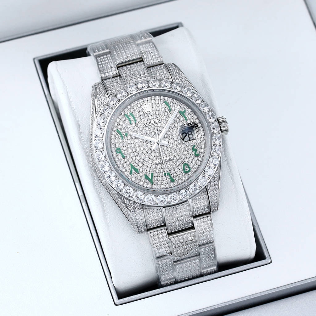 [TOP] ROLEX Men's Watch 41mm - Sliver