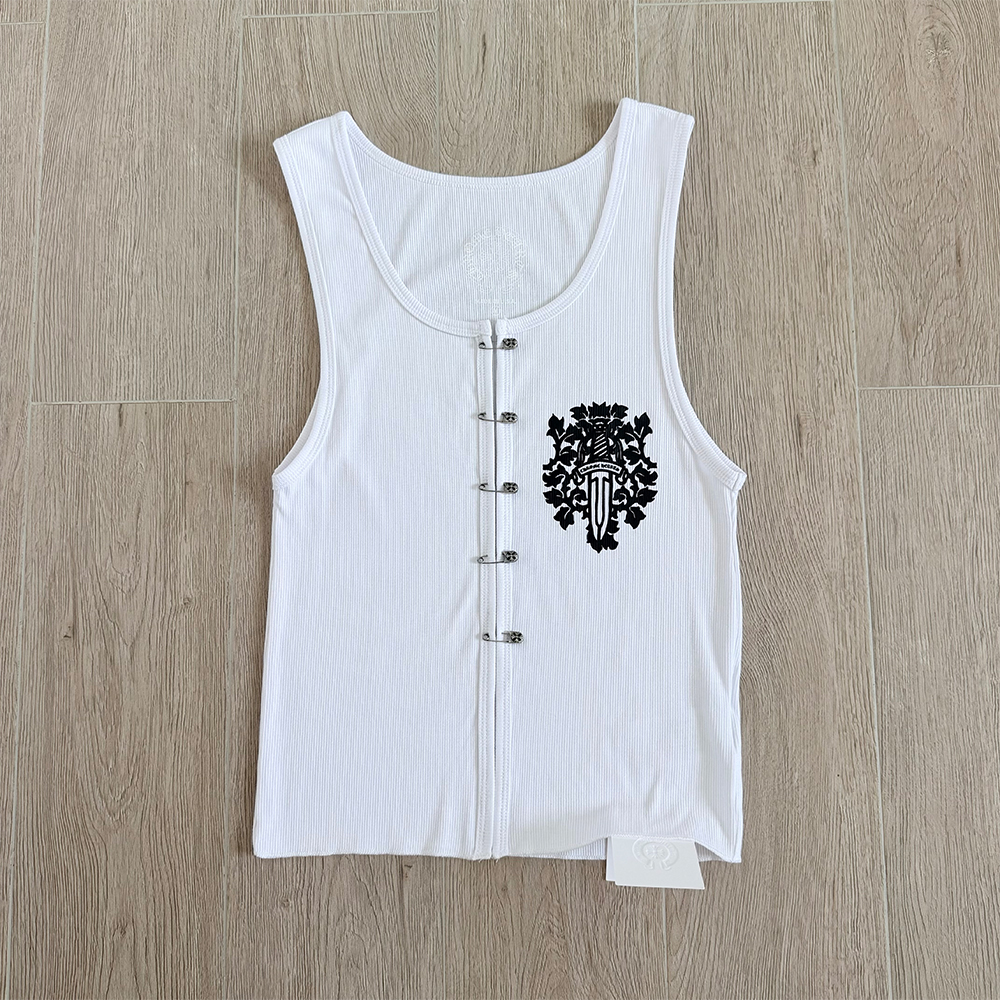Chrome Hearts Clothing Chrome Hearts Pin Sword Print Vest #396649 View 2 | Nigo Office