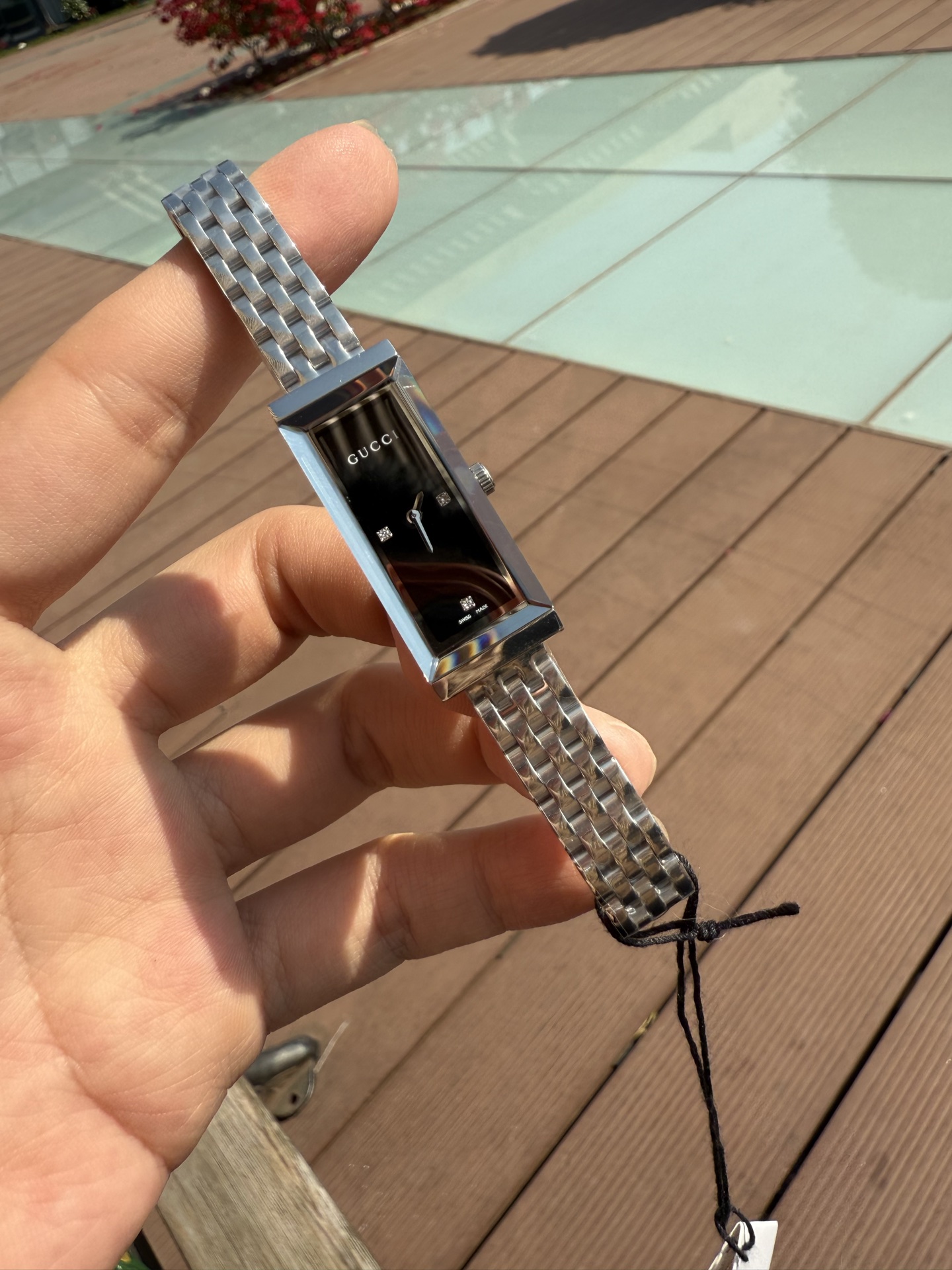 [TOP] GUCCI G-Frame Watch - Silver - 711 Luxury