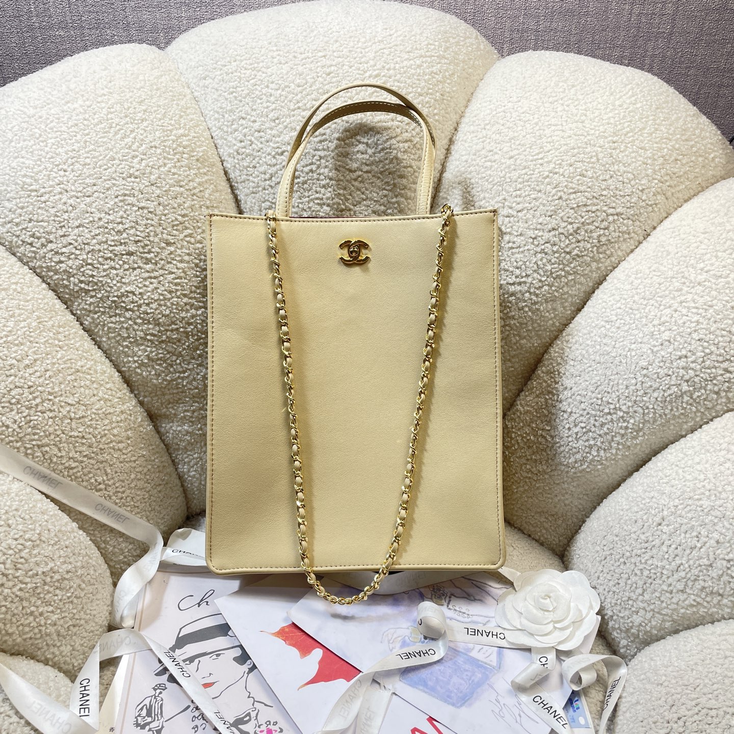 [TOP] CHANEL Tote Bag 28.6*23.5*9.5 CM - 2 Colors - 711 Luxury
