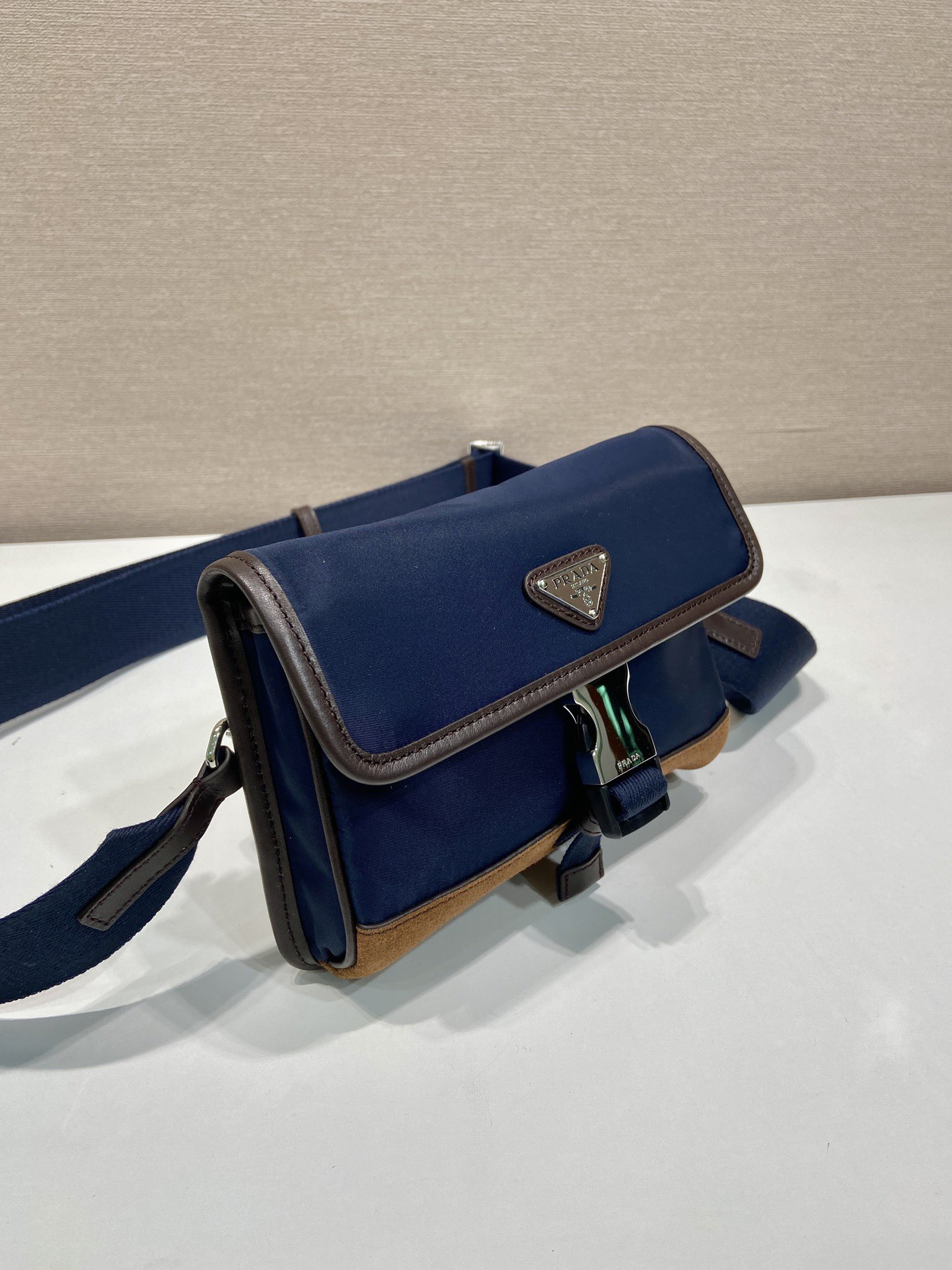 [TOP] PRADA Messenger Bag Nylon 18x14x3cm - Blue - 711 Luxury