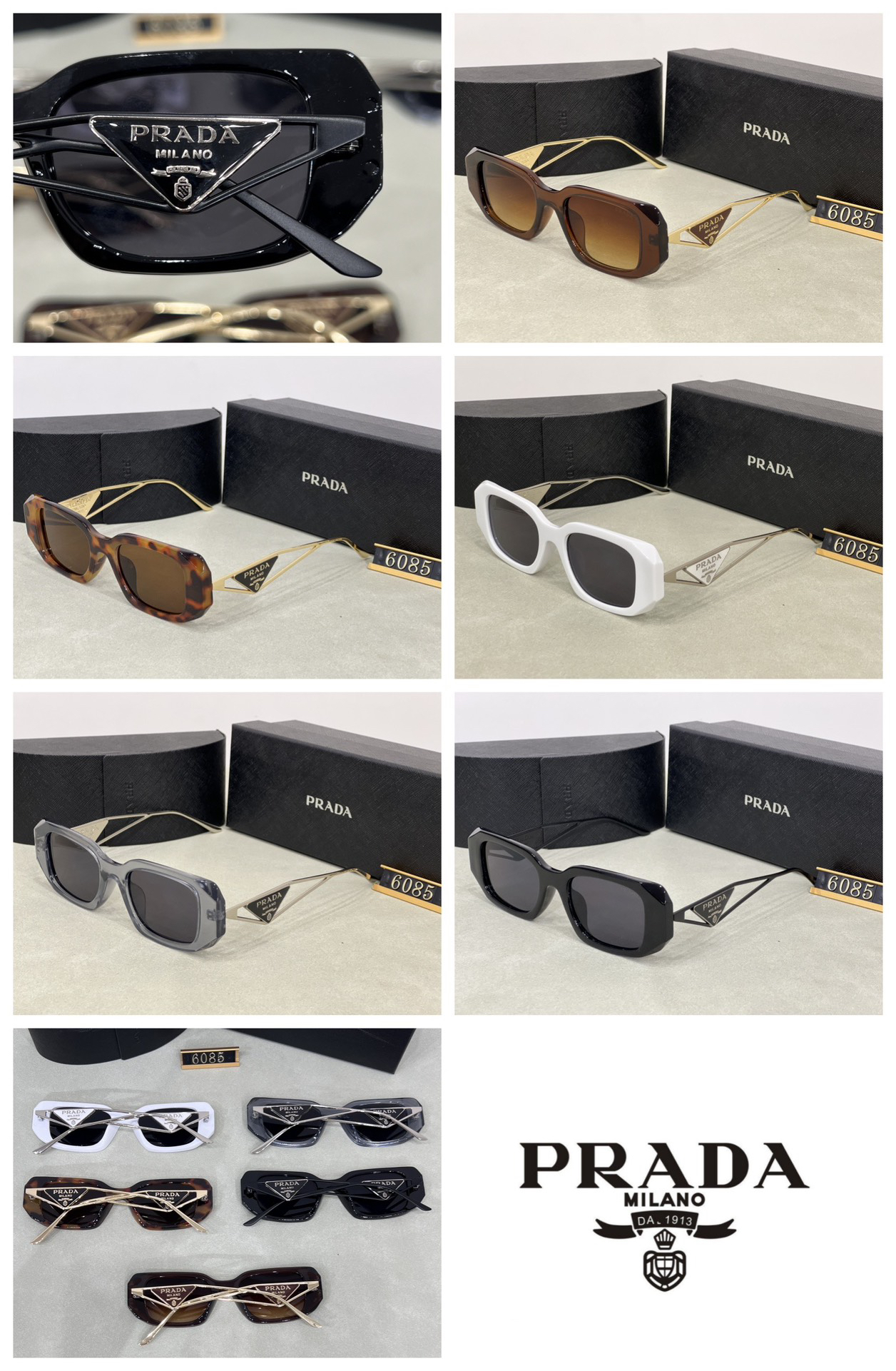 [TOP] PRADA Sunglasses - 5 Colors - 711 Luxury