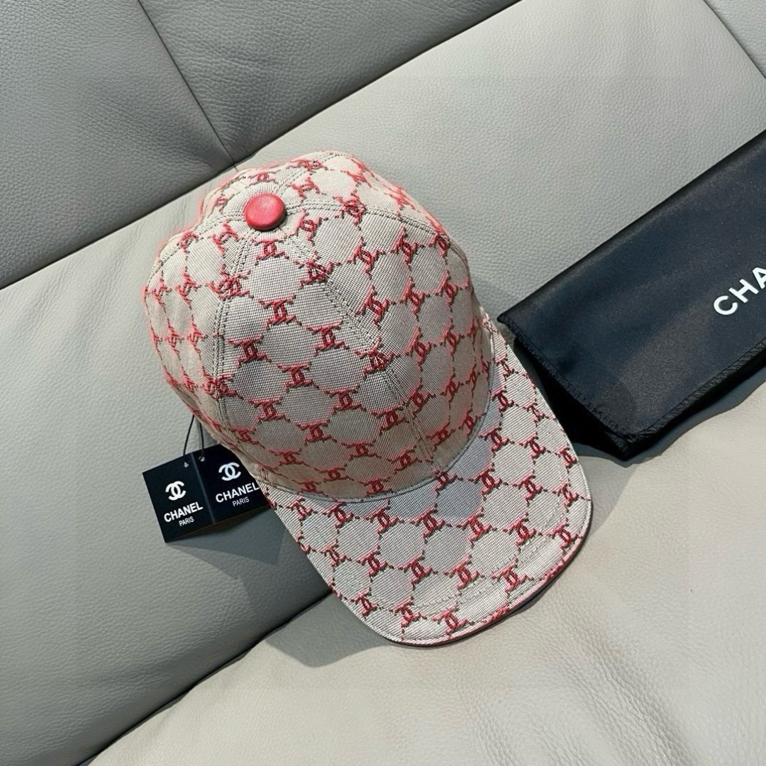 [TOP] CHANEL Baseball Hat - Red - 711 Luxury
