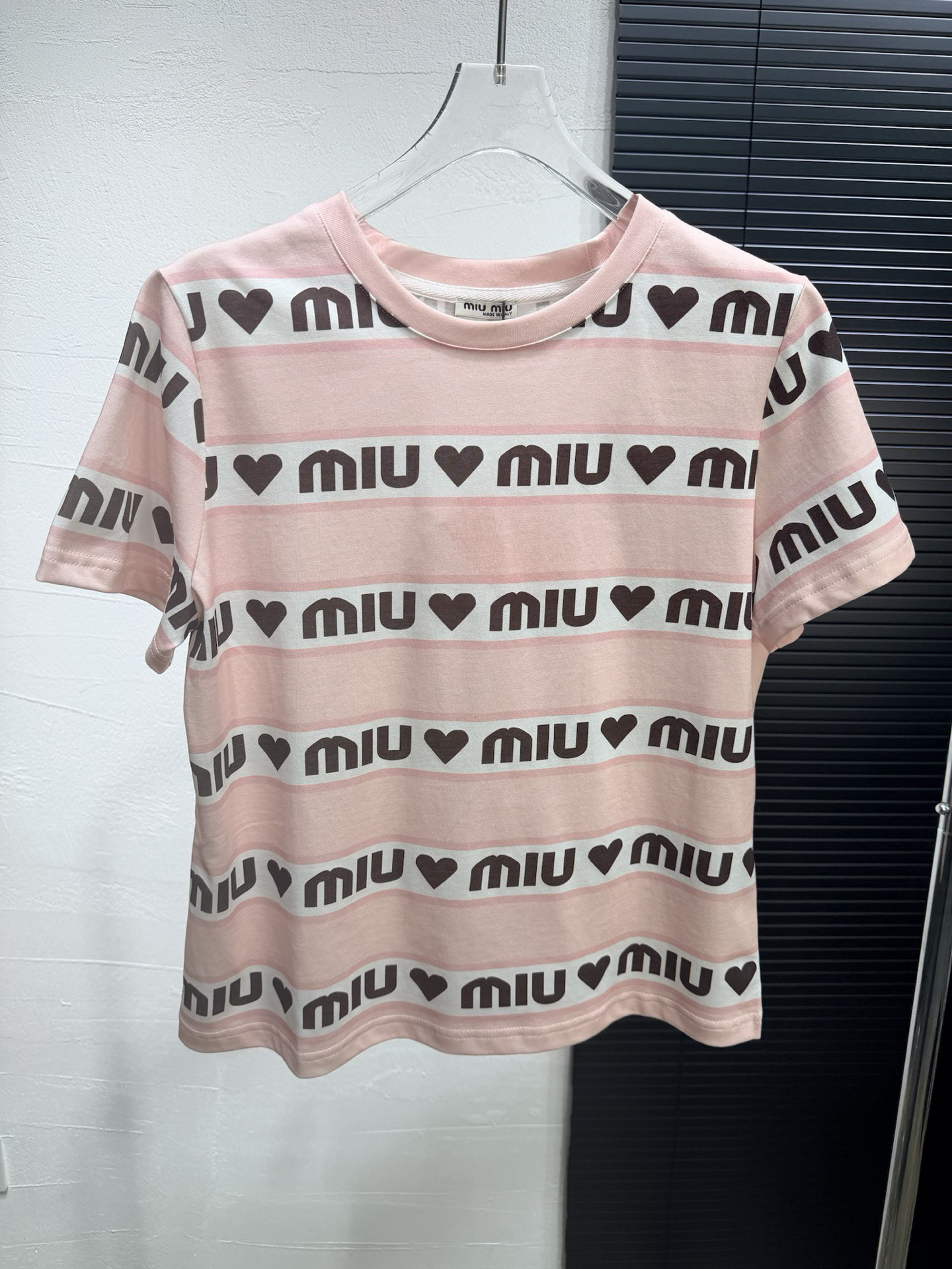 [TOP] Miu Miu T-shirt - Pink
