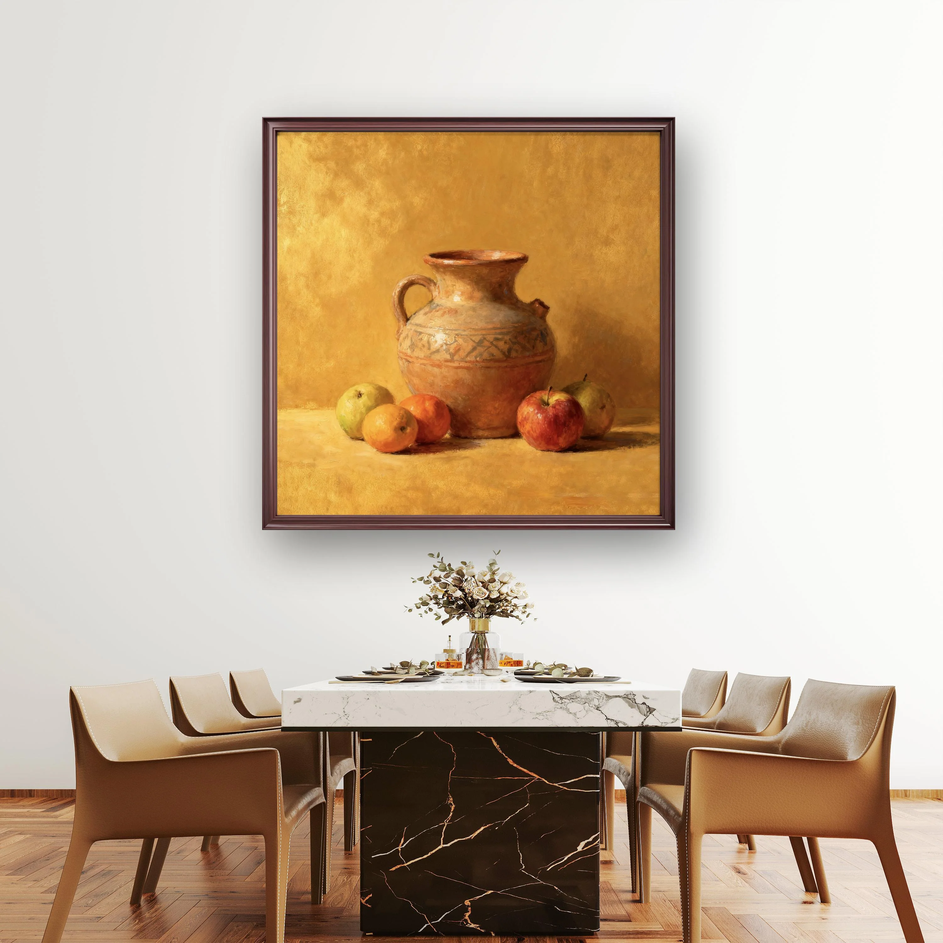 Amber Light and Shadow