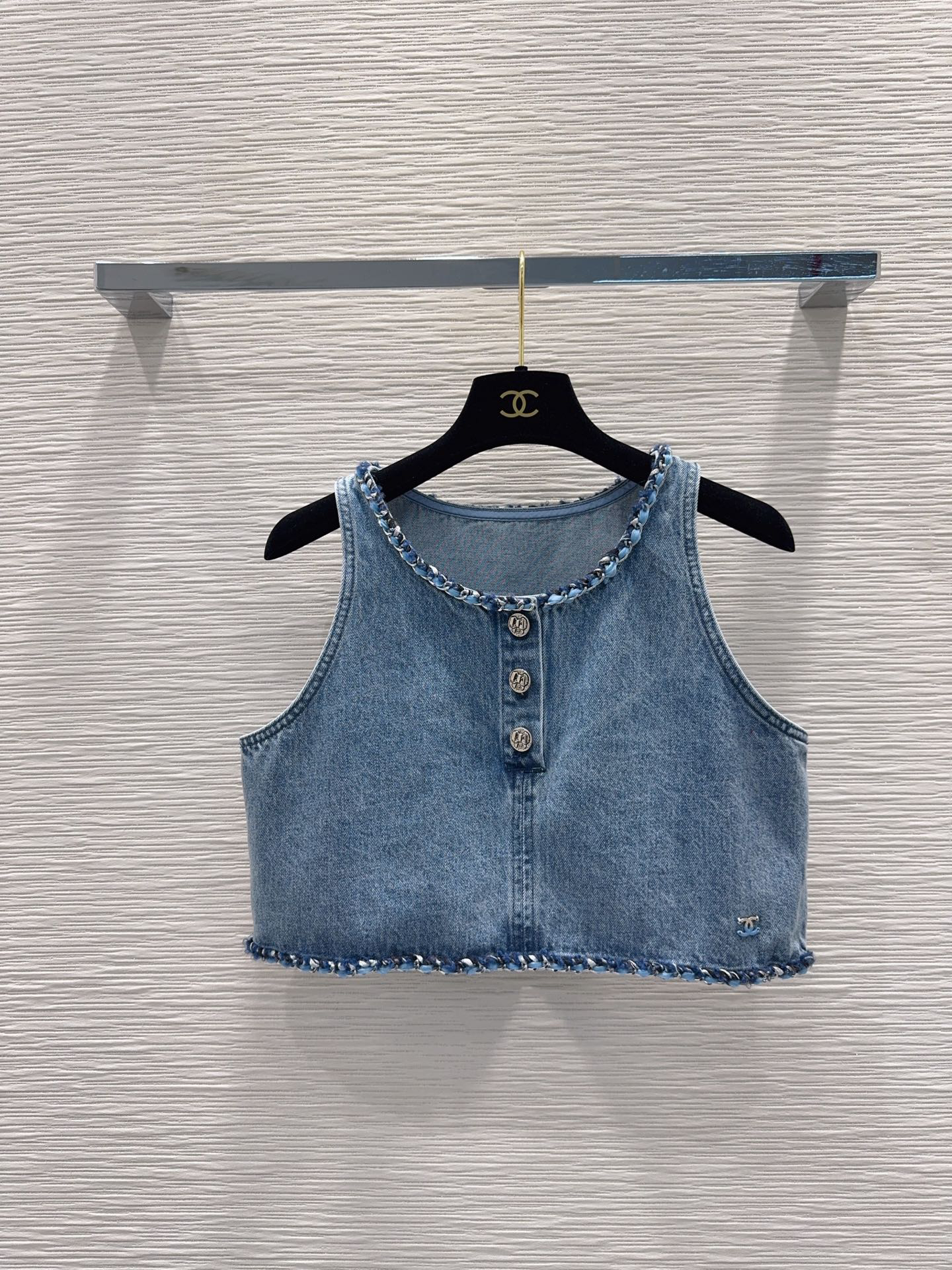 [TOP] CHANEL Denim Top - Blue