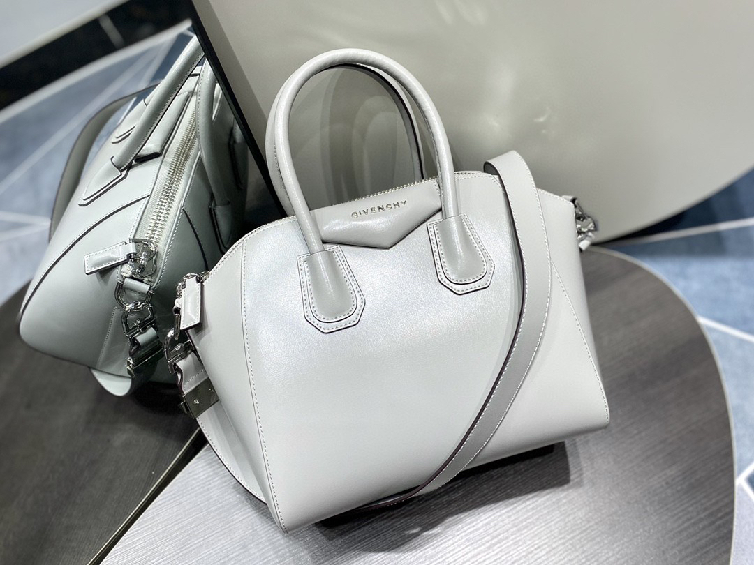 [TOP] GIVENCHY Antigona Tote Bag 28x17x23 cm  - White - 711 Luxury
