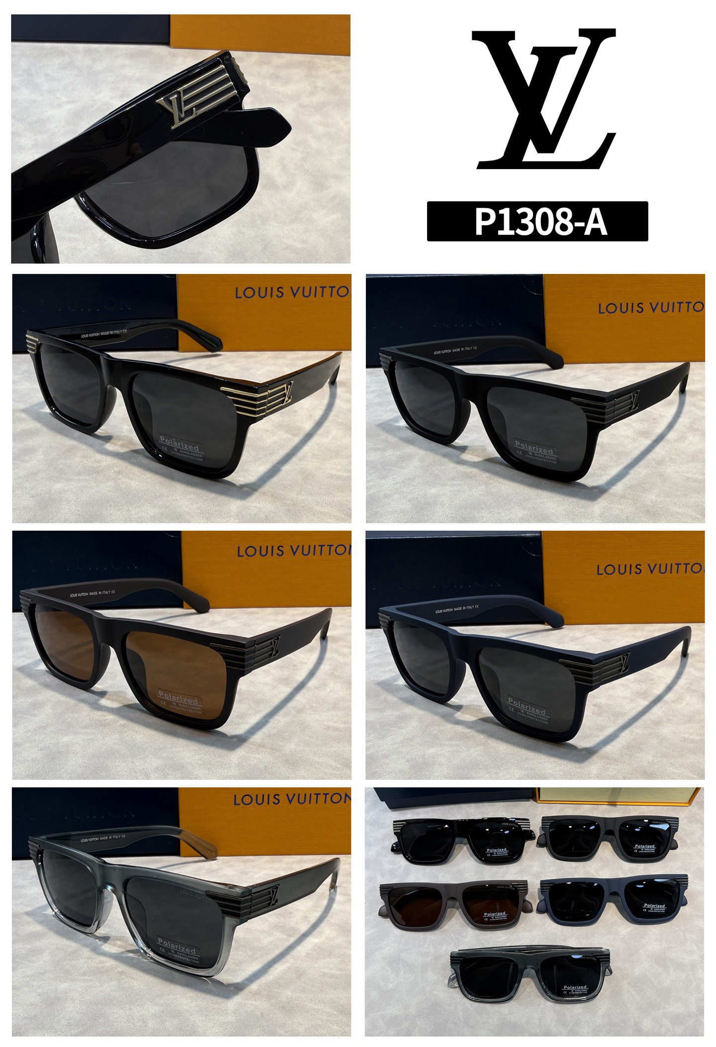 [TOP] Louis Vuitton LV Sunglasses - 5 Colors - 711 Luxury