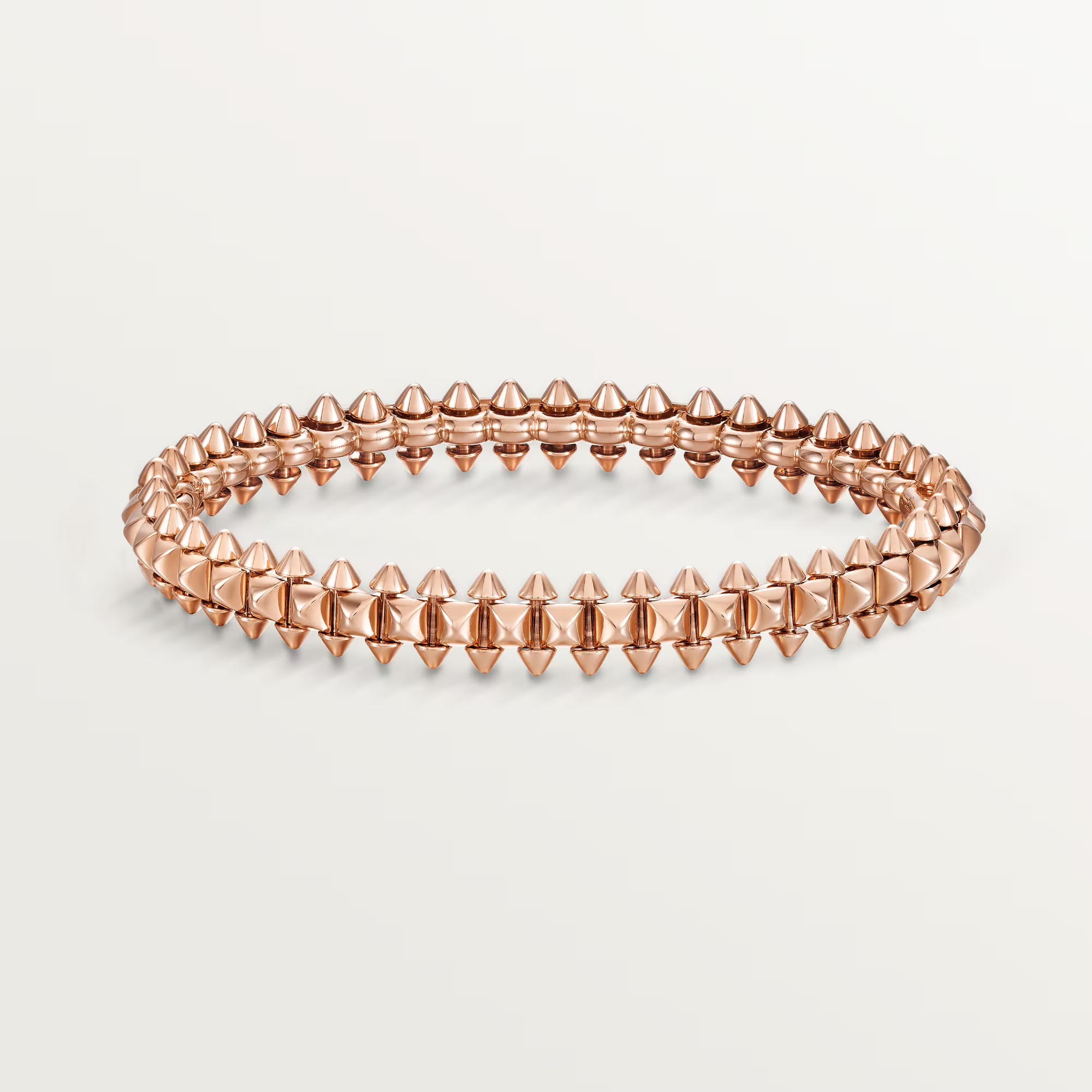 Carty Bullet Bracelet, Rose Gold, Medium Model