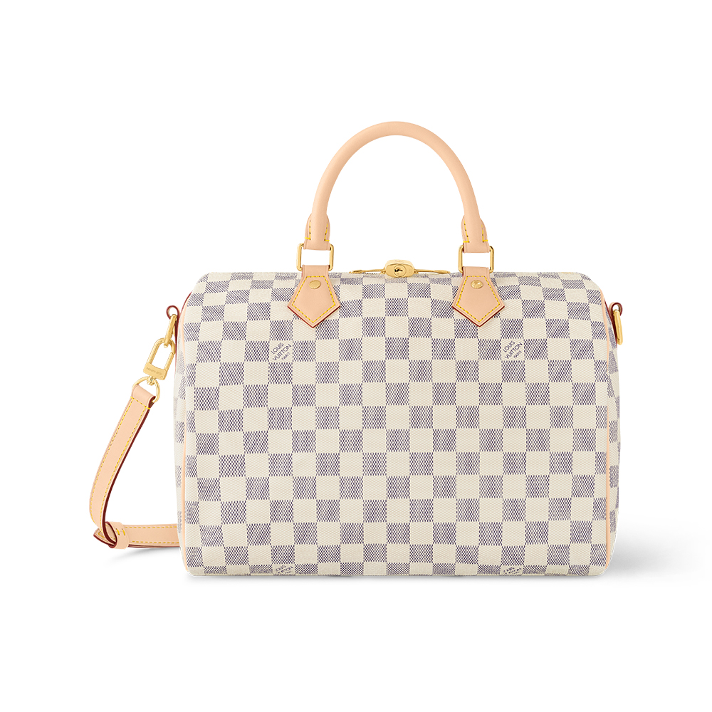 Louis Vuitton Bag LOUIS VUITTON Speedy Bandoulière 30 Damier Azur #390167 | Nigo Office