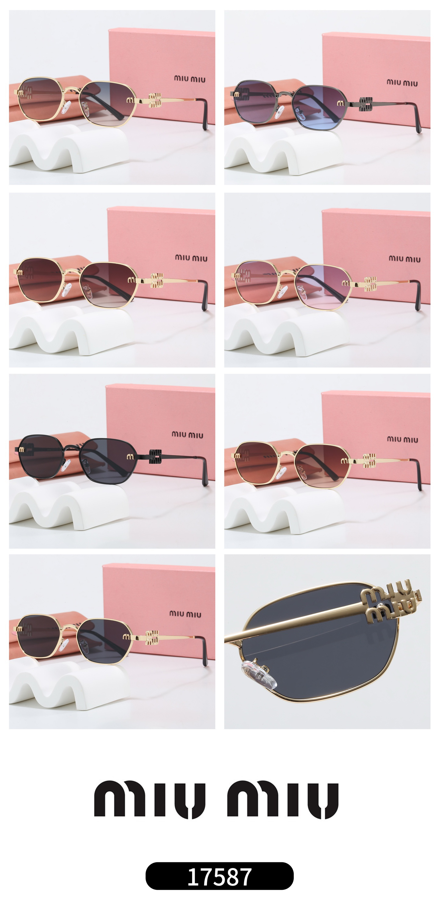 [TOP] Miu Miu Sunglasses - 7 Color - 711 Luxury