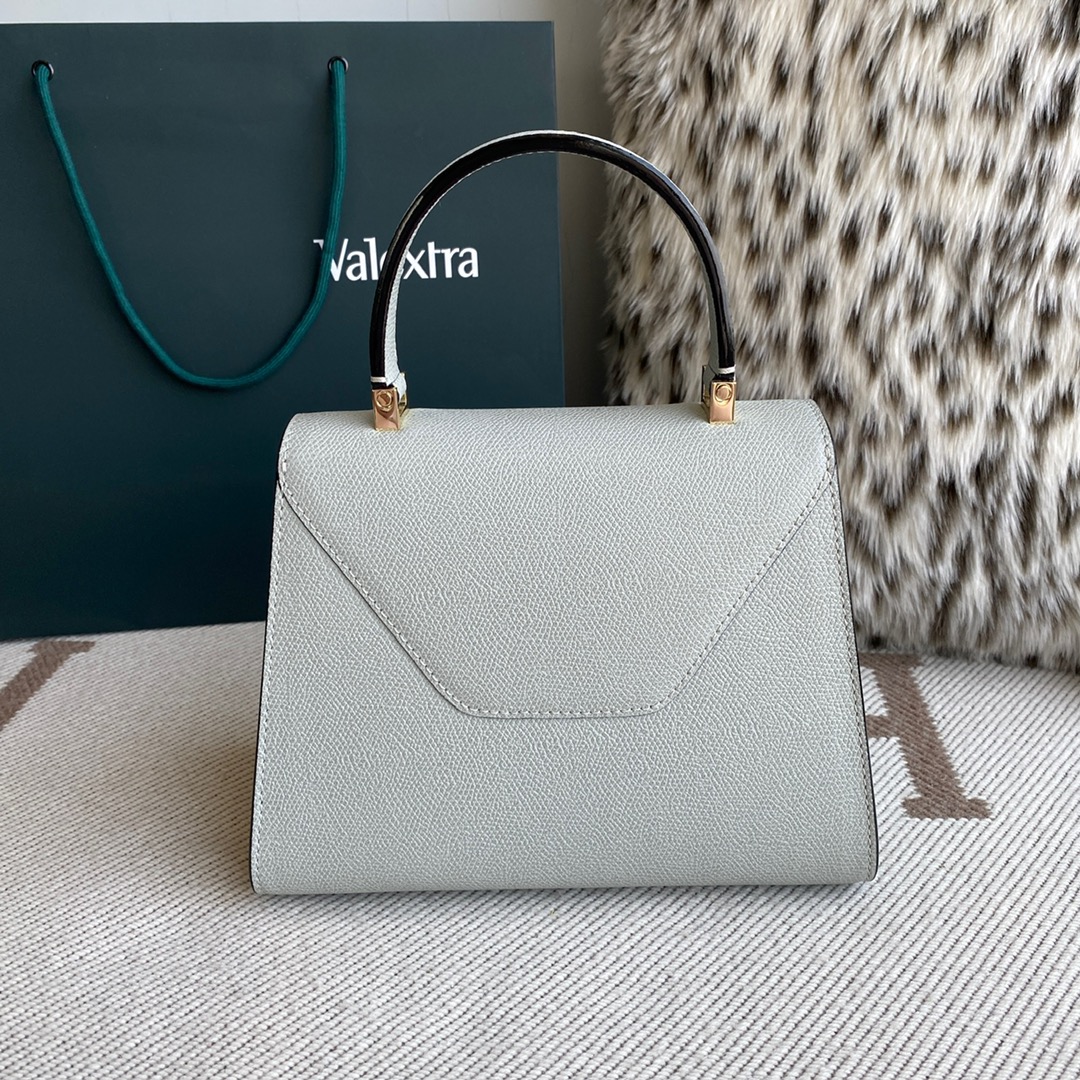[TOP] VALEXTRA lside Bag 22x16.5x12cm - Smoky Gray - 711 Luxury