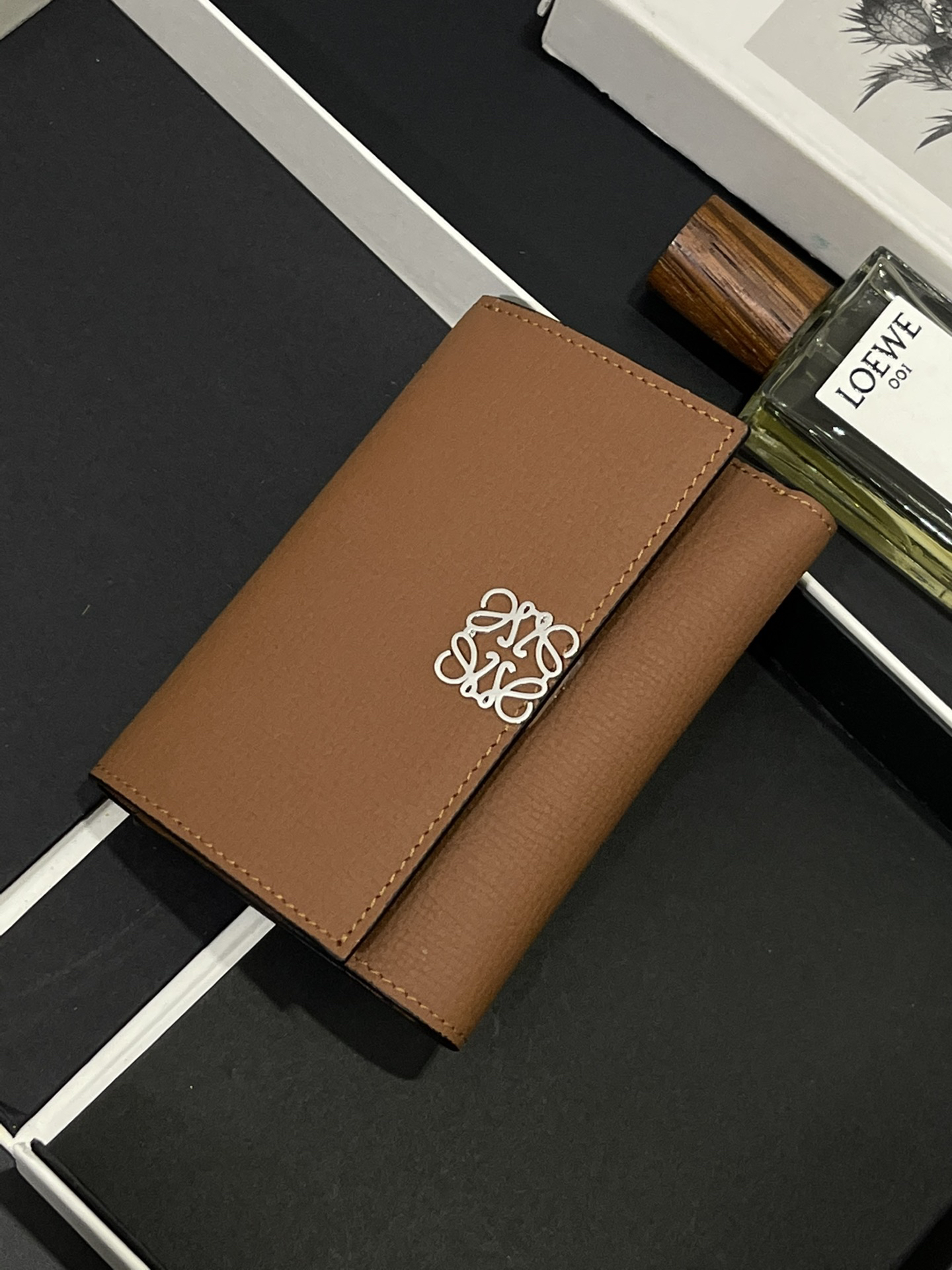 [TOP] LOEWE  Wallet 11.8*8 cm - Brown