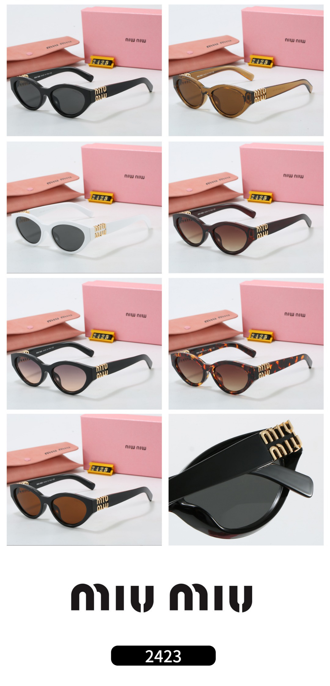 [TOP] Miu Miu Sunglasses - 7 Color - 711 Luxury