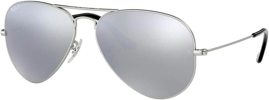 Ray-Ban RB3025 Metal POLARIZED Aviator Sunglasses For Men For Women +BUNDLE with ACCESSORY EYEWEAR KIT