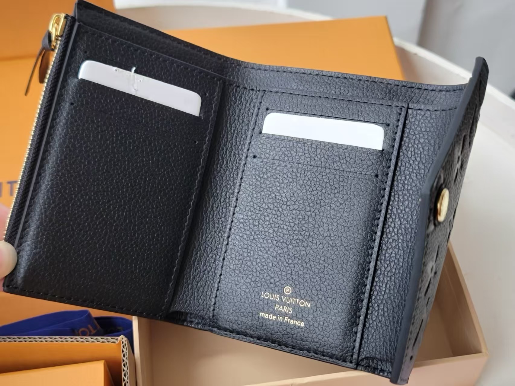 [TOP] Louis Vuitton LV Wallet 12X9.5x1.5cm - Black - 711 Luxury