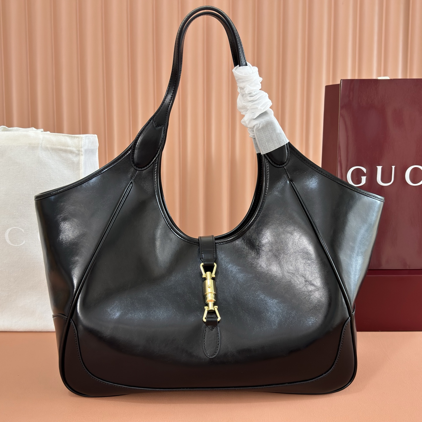 [TOP] GUCCI Tote Bag 40x26.5x18cm - Black