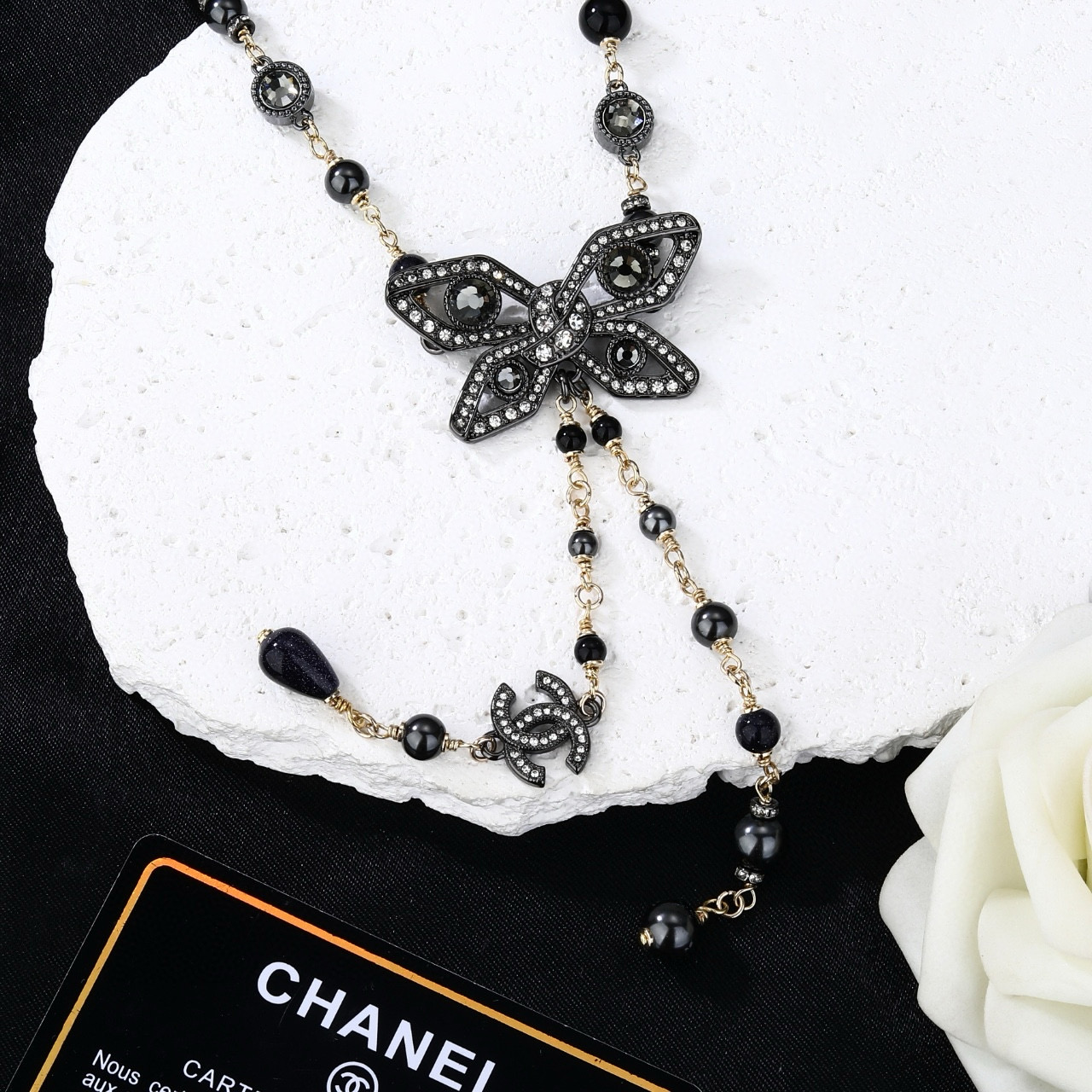 [TOP] CHANEL Waist Chain - Black
