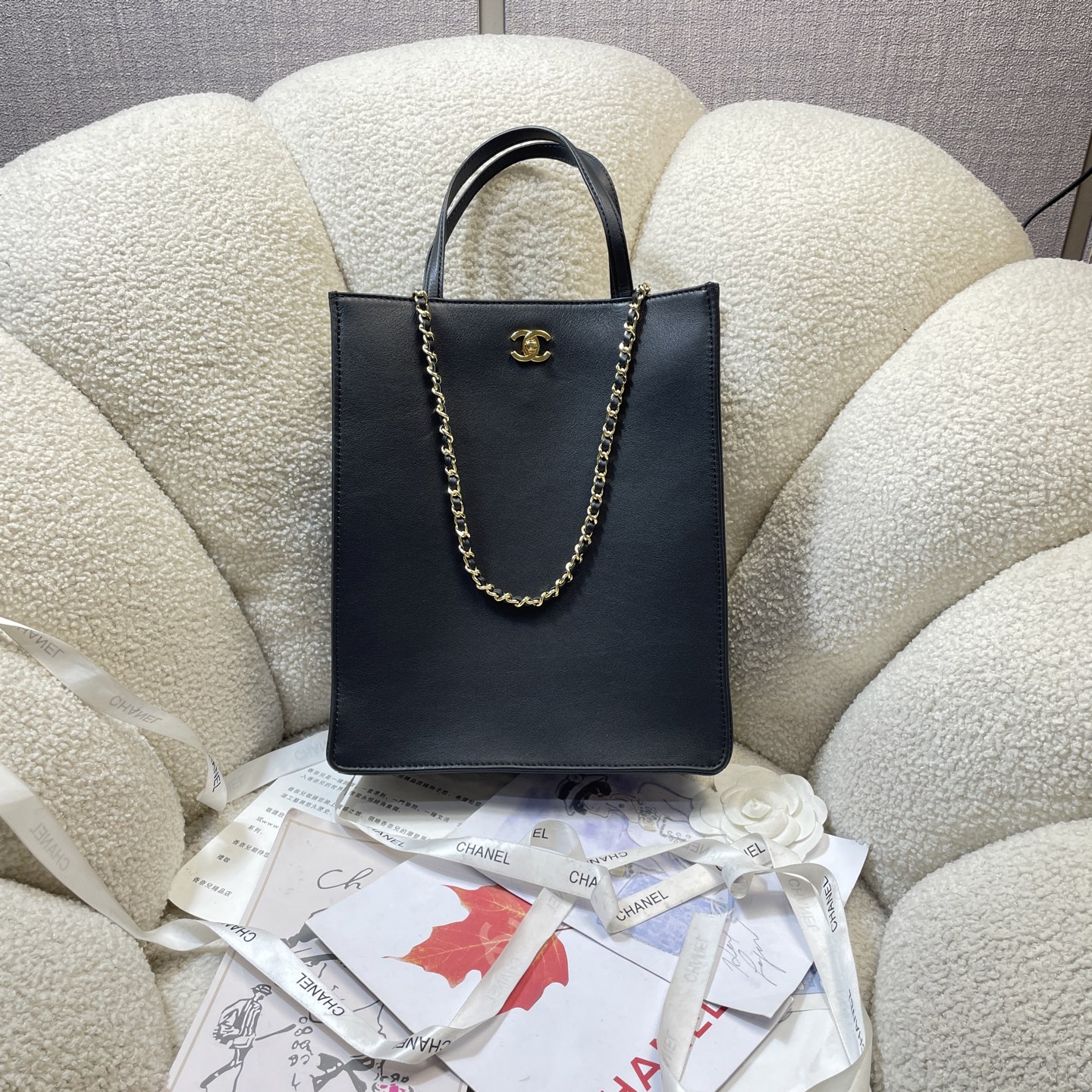 [TOP] CHANEL Tote Bag 28.6*23.5*9.5 CM - 2 Colors - 711 Luxury