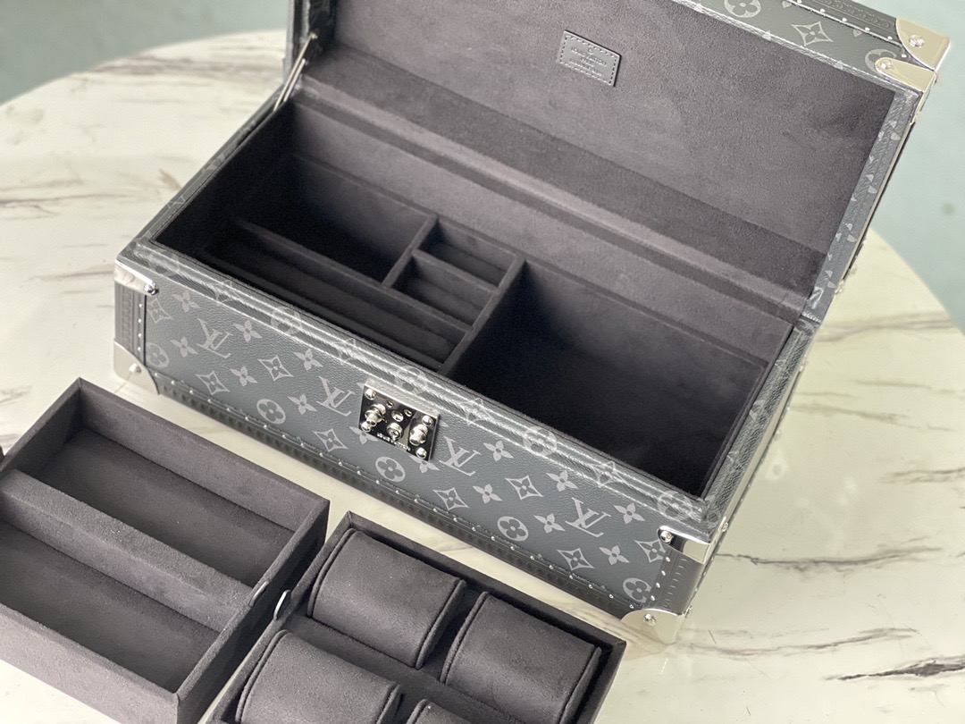 [TOP] Louis Vuitton LV Coffret Accessoires 39x18x17cm - Black - 711 Luxury