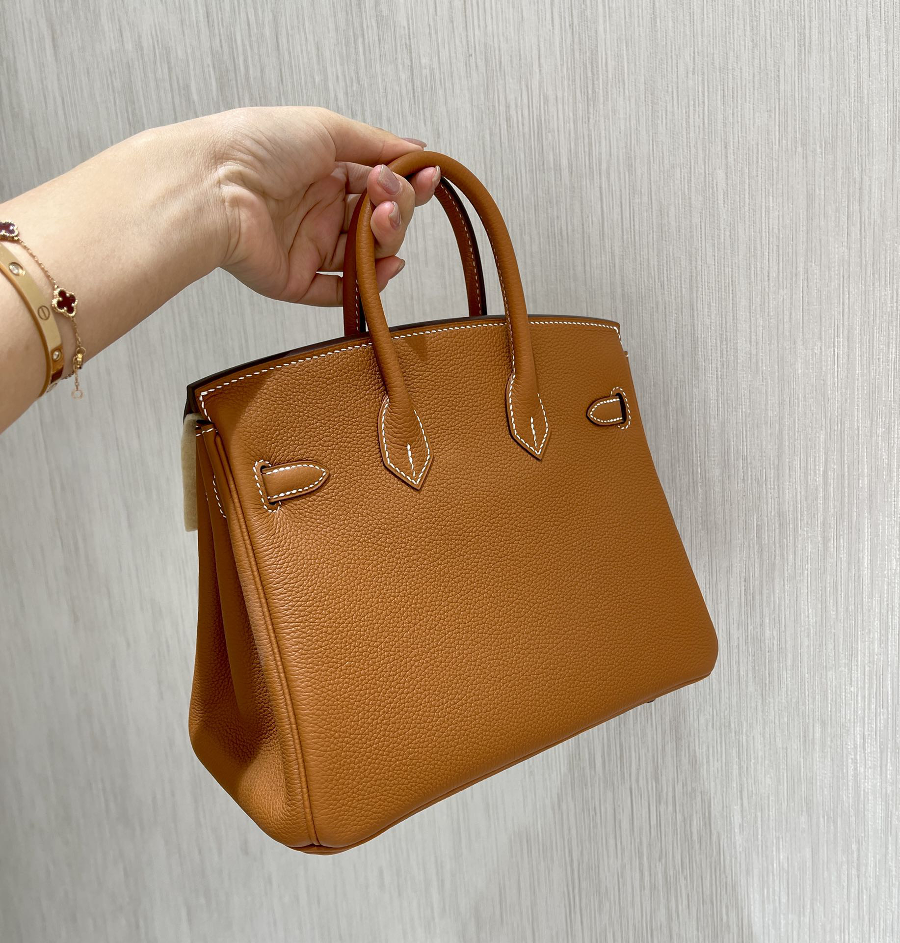 [TOP] HERMES Birkin Togo Leather 25cm - Gold & GHW