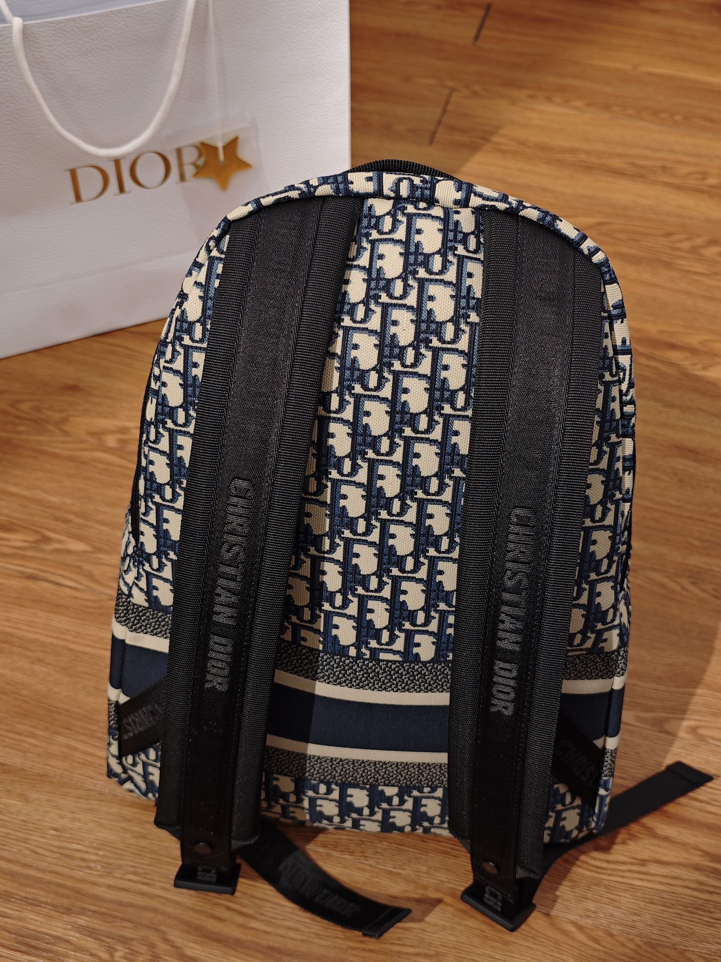 [TOP] Christian Dior Backpack - Navy Blue - 711 Luxury