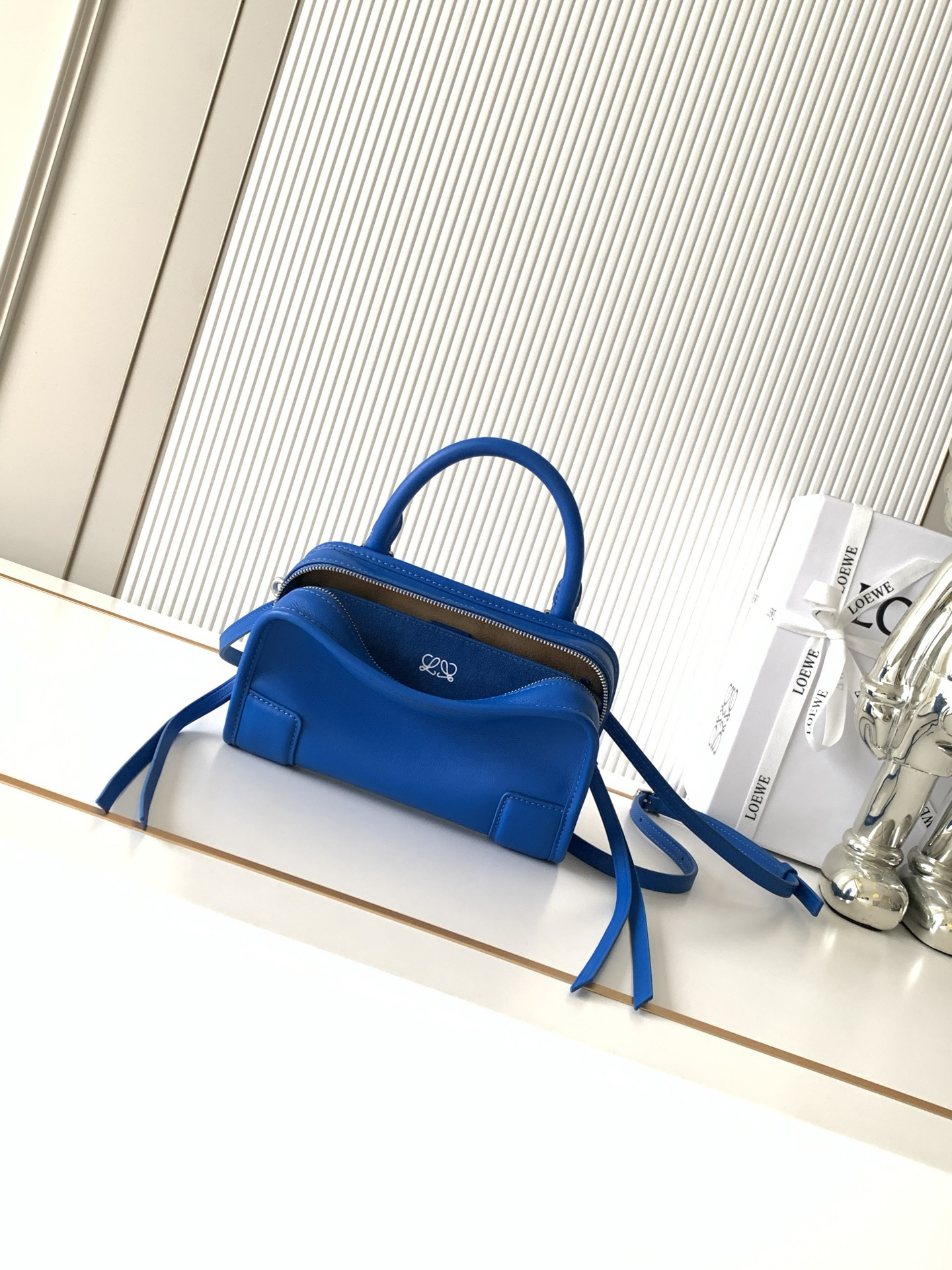 [TOP] LOEWE Amazona 180 Bag 20*11.5*7 CM - Royal Blue - 711 Luxury