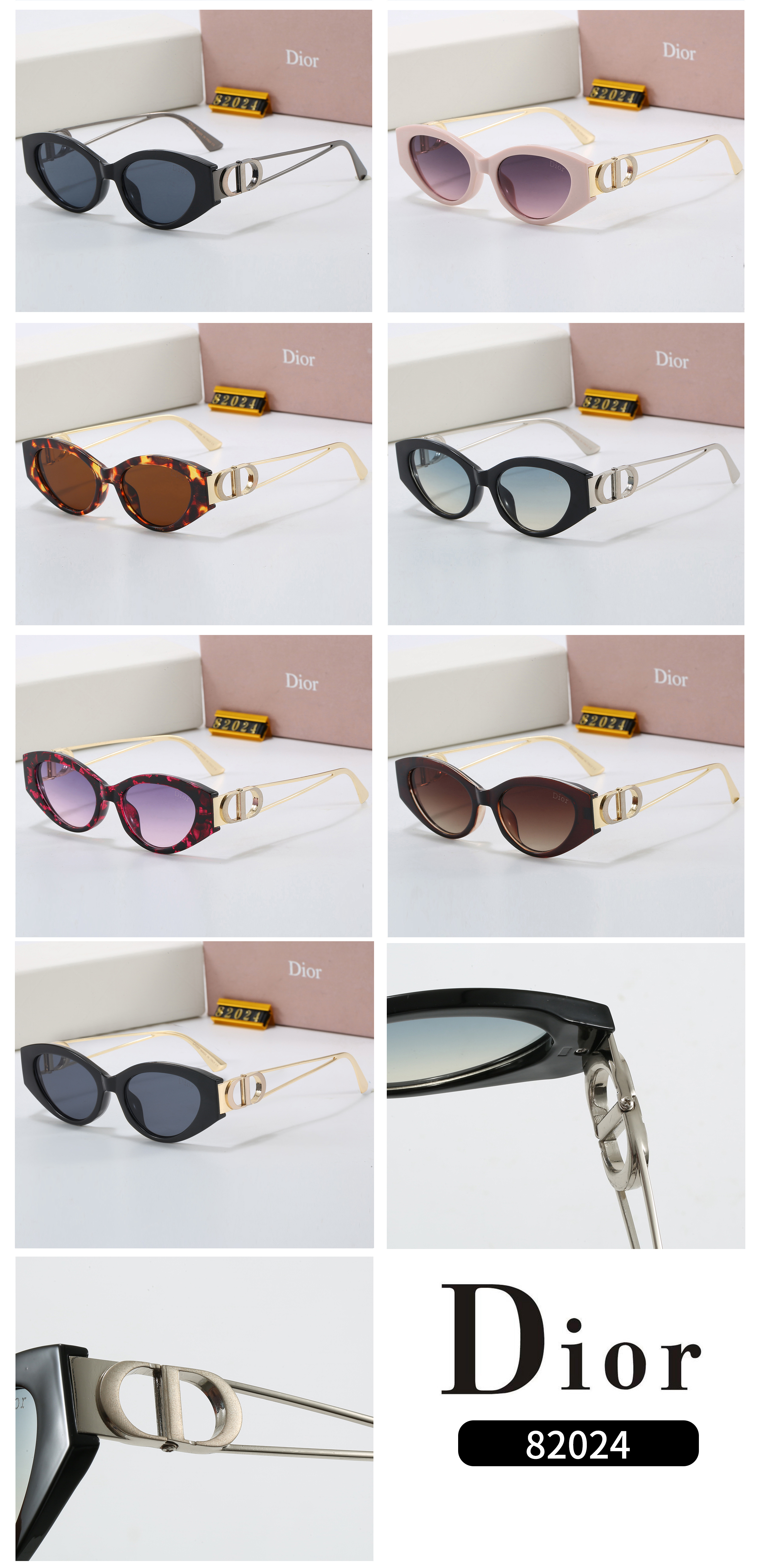 [TOP] Christian Dior Sunglasses - 7 Colors - 711 Luxury
