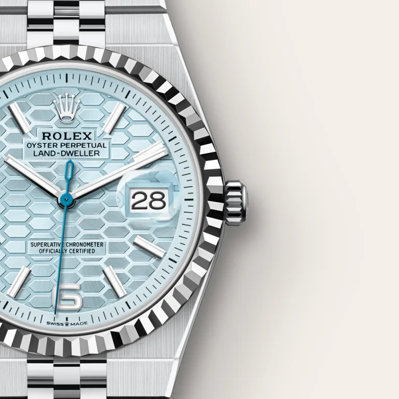 Rolex Land Dweller 36 36mm, Oyster, Platinum Record M127236-0001
