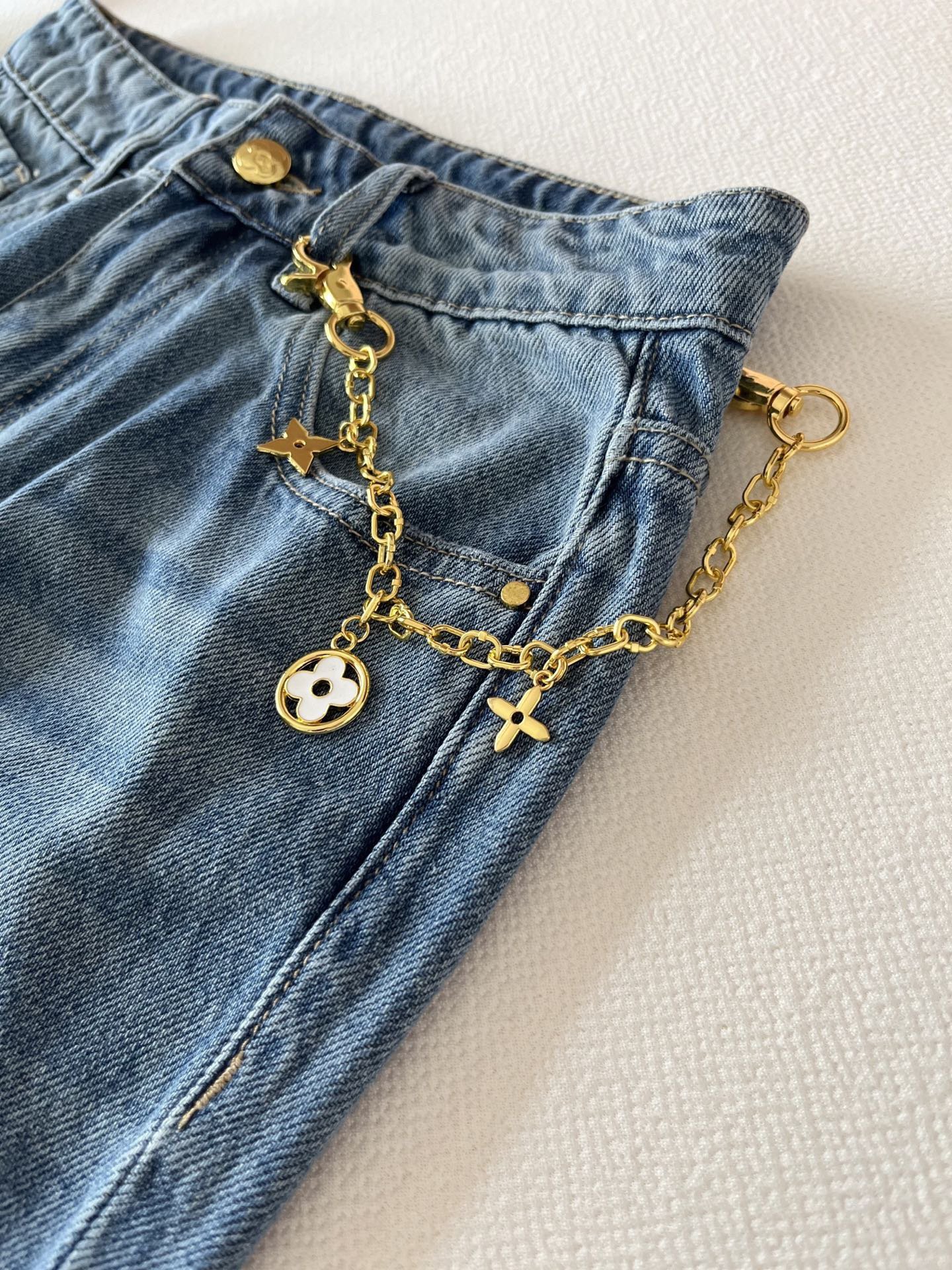 [TOP] Louis Vuitton LV Jeans - Blue