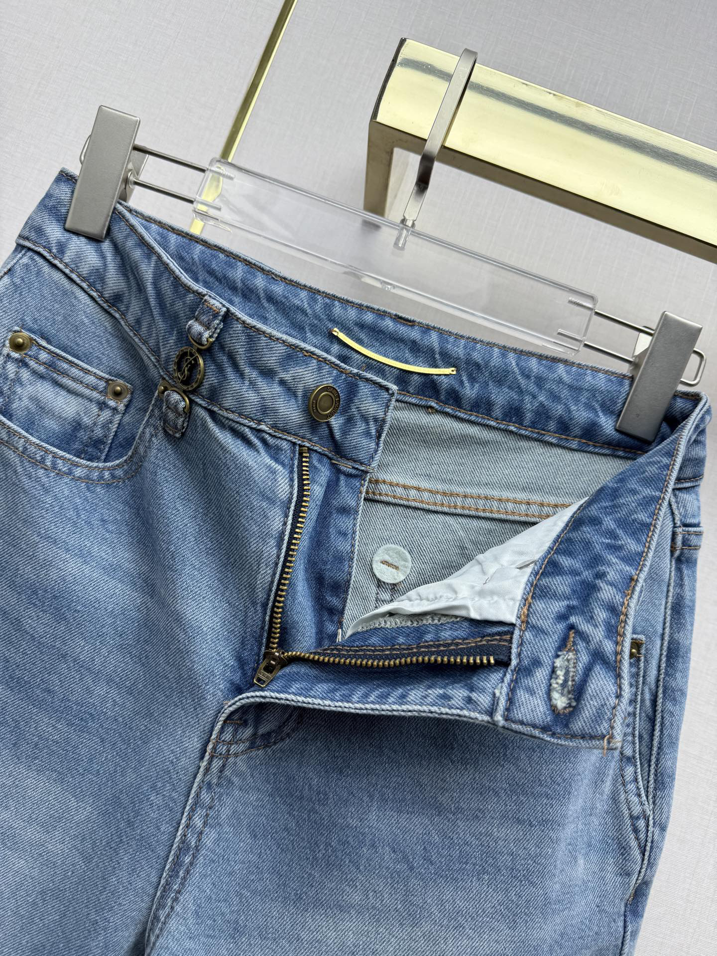 [TOP] Yves Saint Laurent YSL Pants - Blue