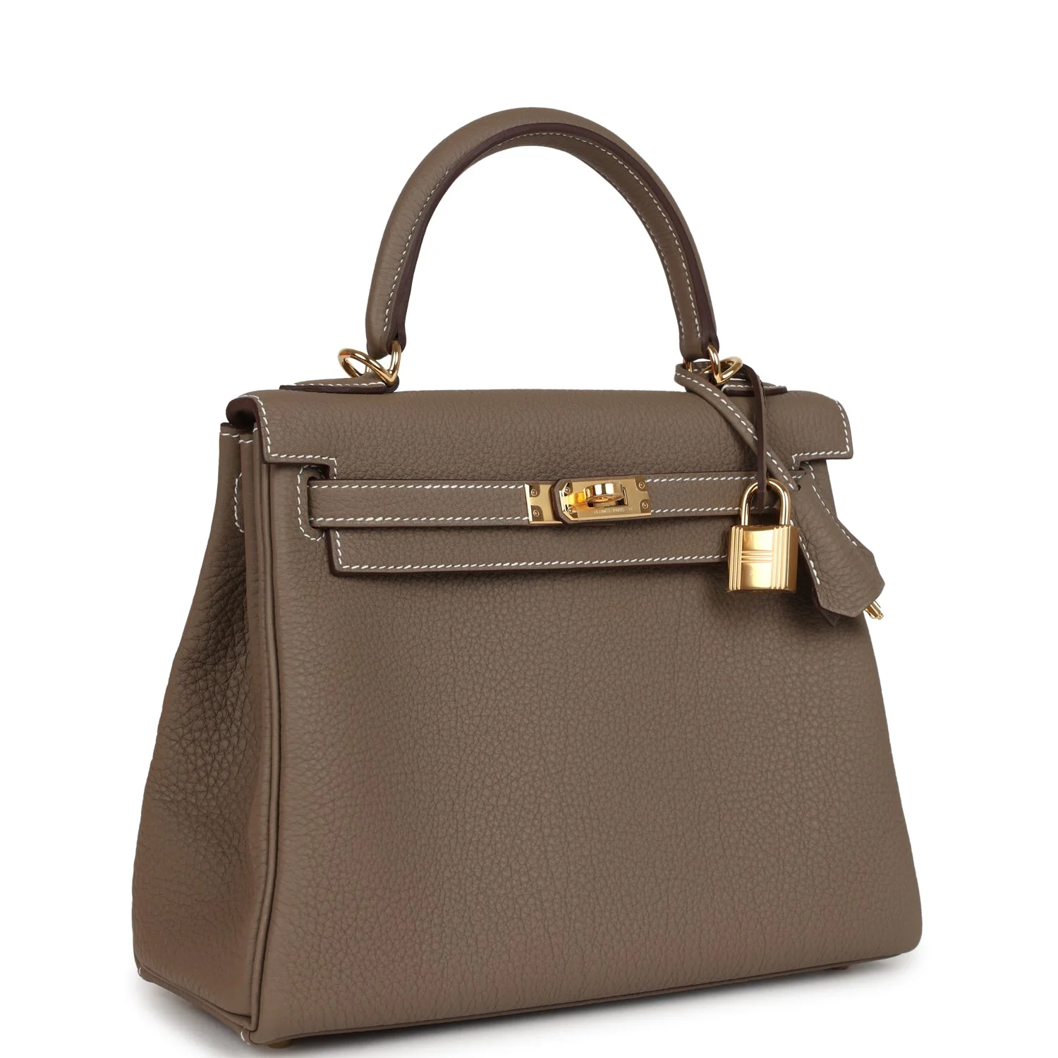 Hermes Kelly Retourne  Etoupe Togo Gold Hardware