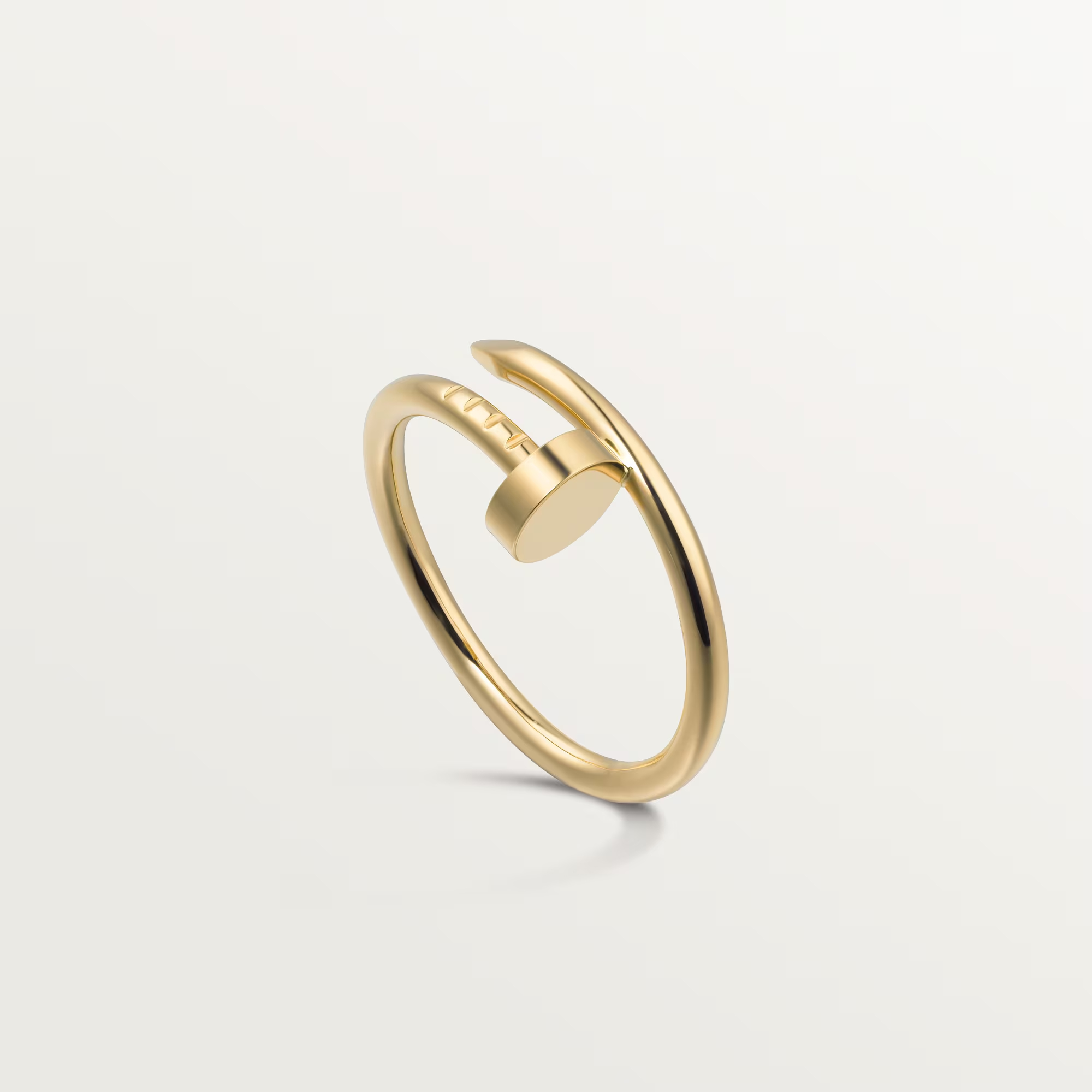 Carty Nails Solo Trace Ring ,Yellow Gold ,Small Model