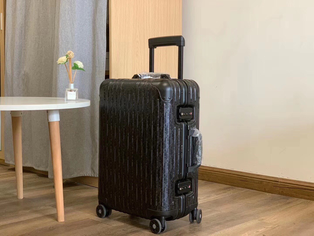 [TOP] Christian Dior Luggage Box 38-22-55cm - Black - 711 Luxury